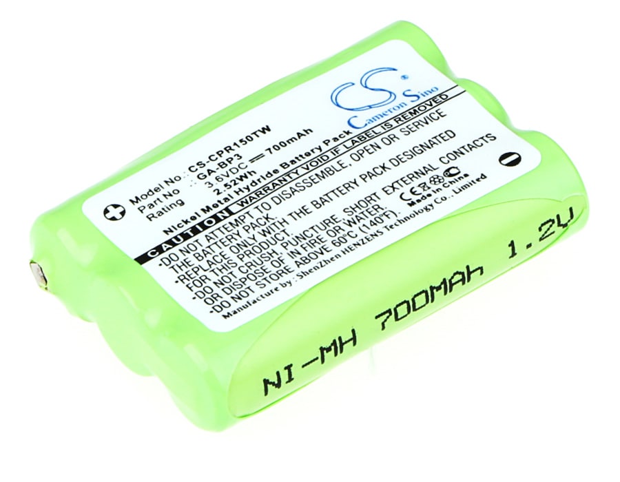 Batteri for Toveis-radio for Cobra PR145, PR150, PR155 GMRS