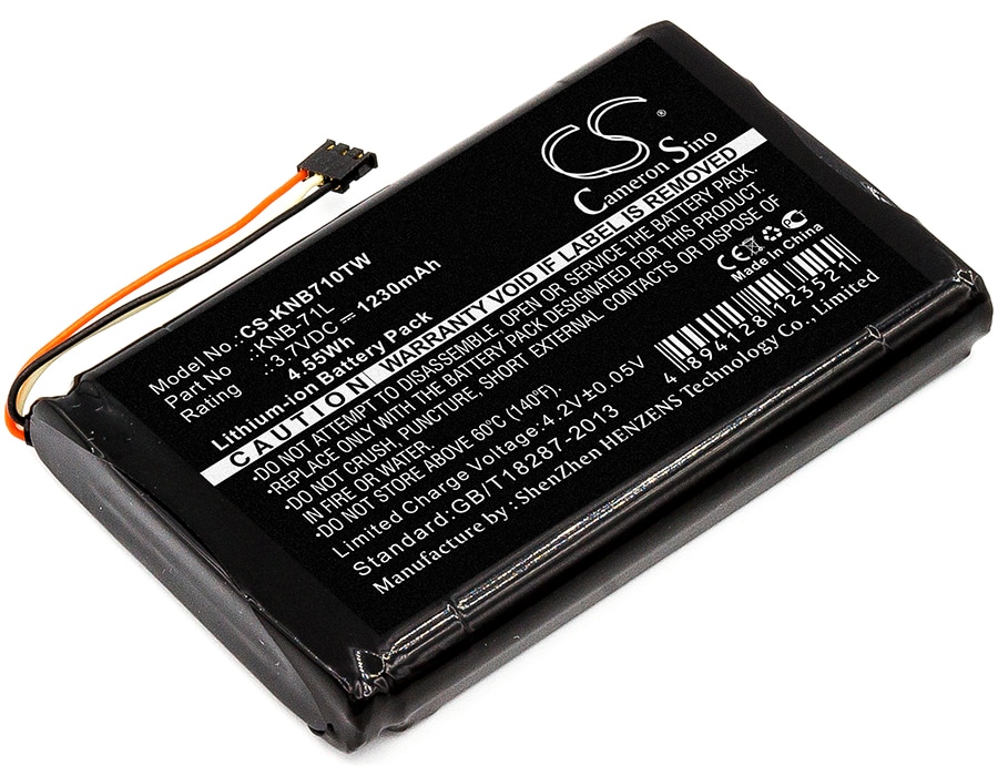 Batteri for Toveis-radio for Kenwood PKT-23, PKT-23K, ProTalk LT og andre.