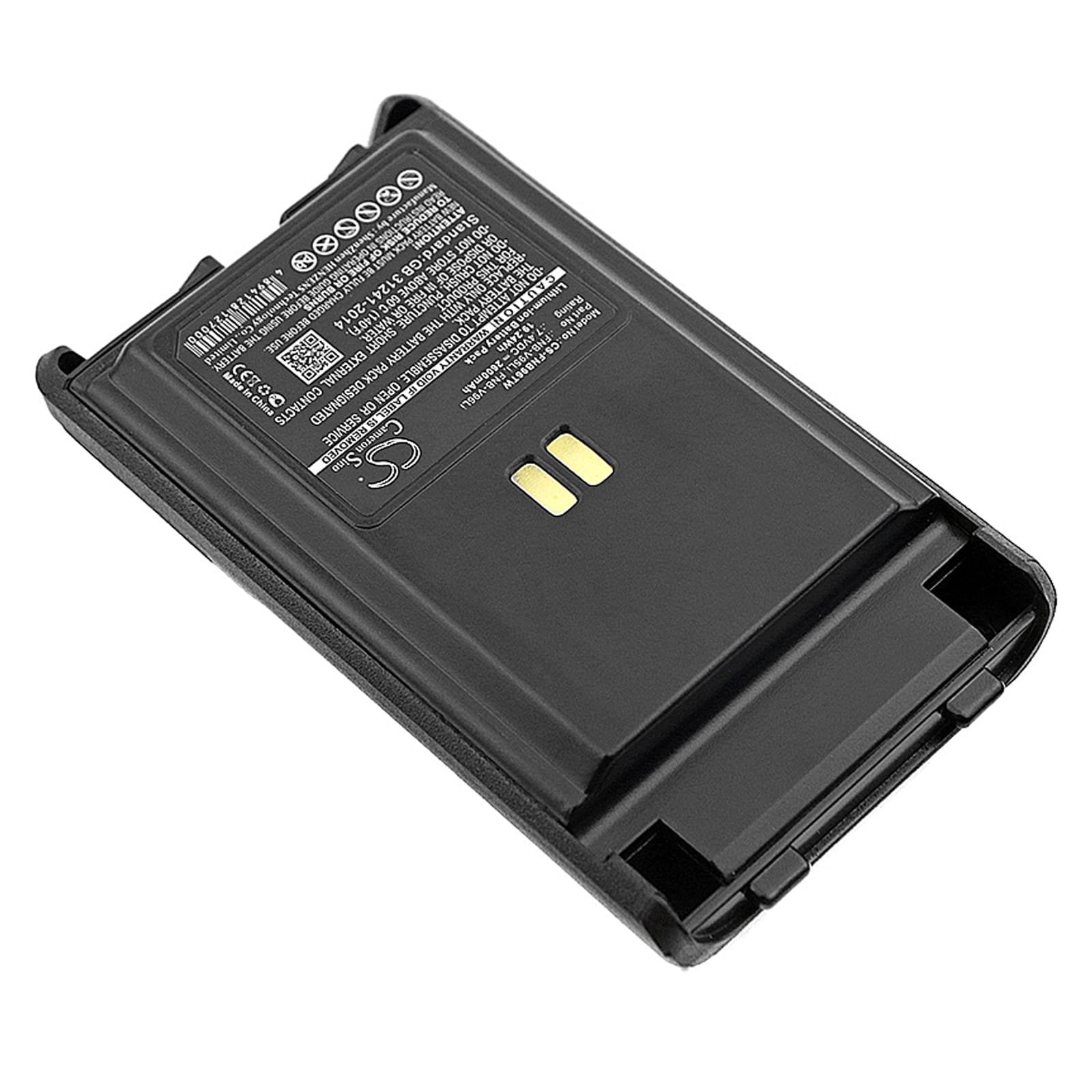 Batteri til Toveis-radio for Vertex VX-350, VX-351, VX-354 osv.