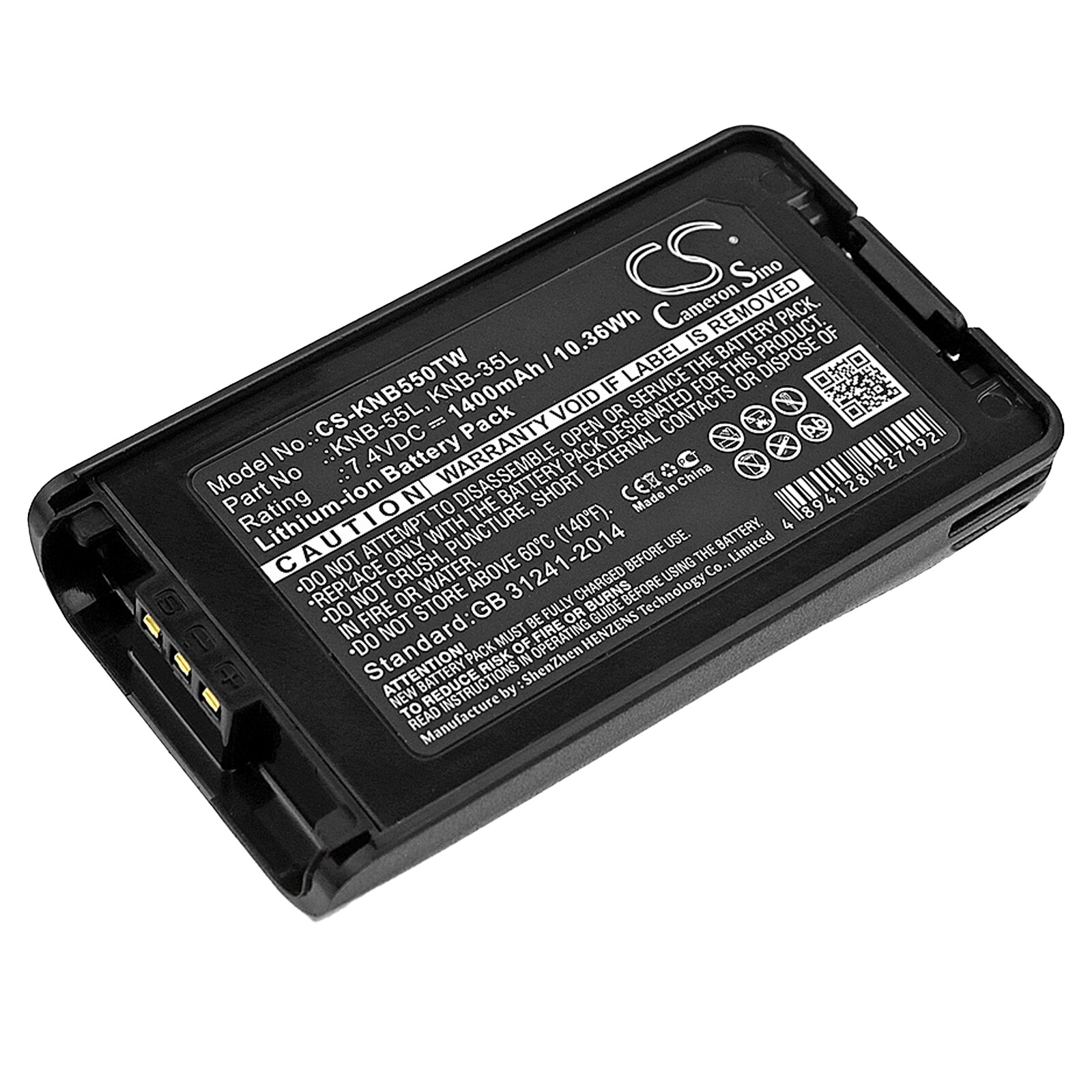 Batteri for Toveis radio for Kenwood TK-2140, TK-3140, TK-2148 etc.
