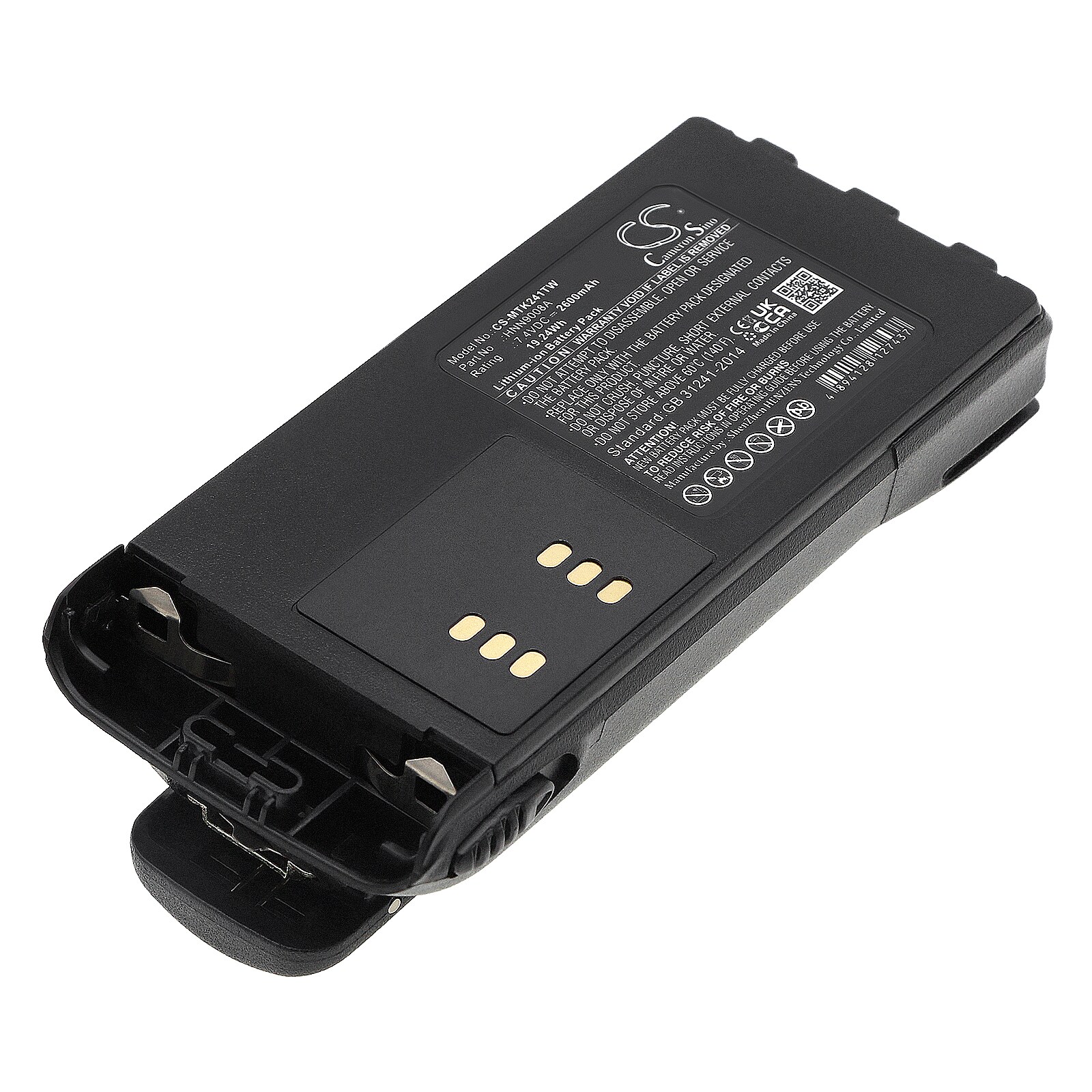 Batteri for Toveis radio for Motorola GP140, GP240, GP280 etc.