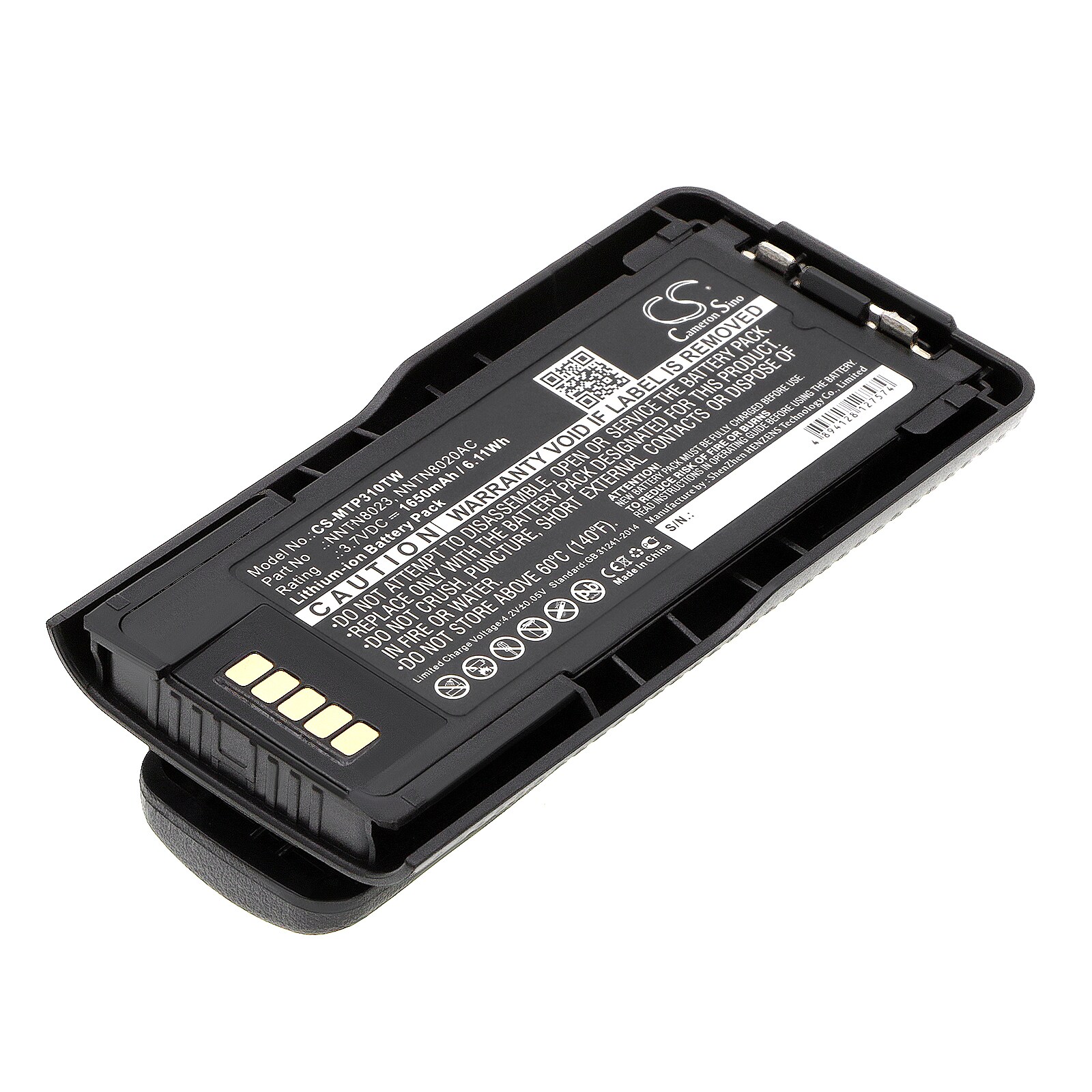 Batteri for Toveis radio for Motorola MTP3100, MTP3200, MTP3250 etc.