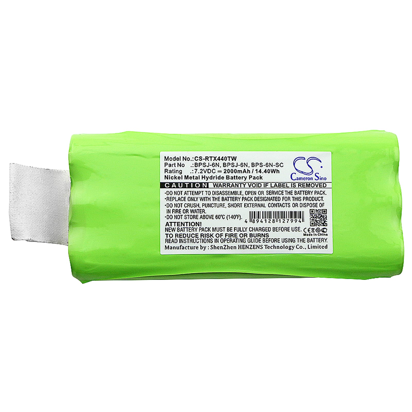 Batteri for Toveis-radio for Ritron JMX 441D, JMX II, JMX IV osv.