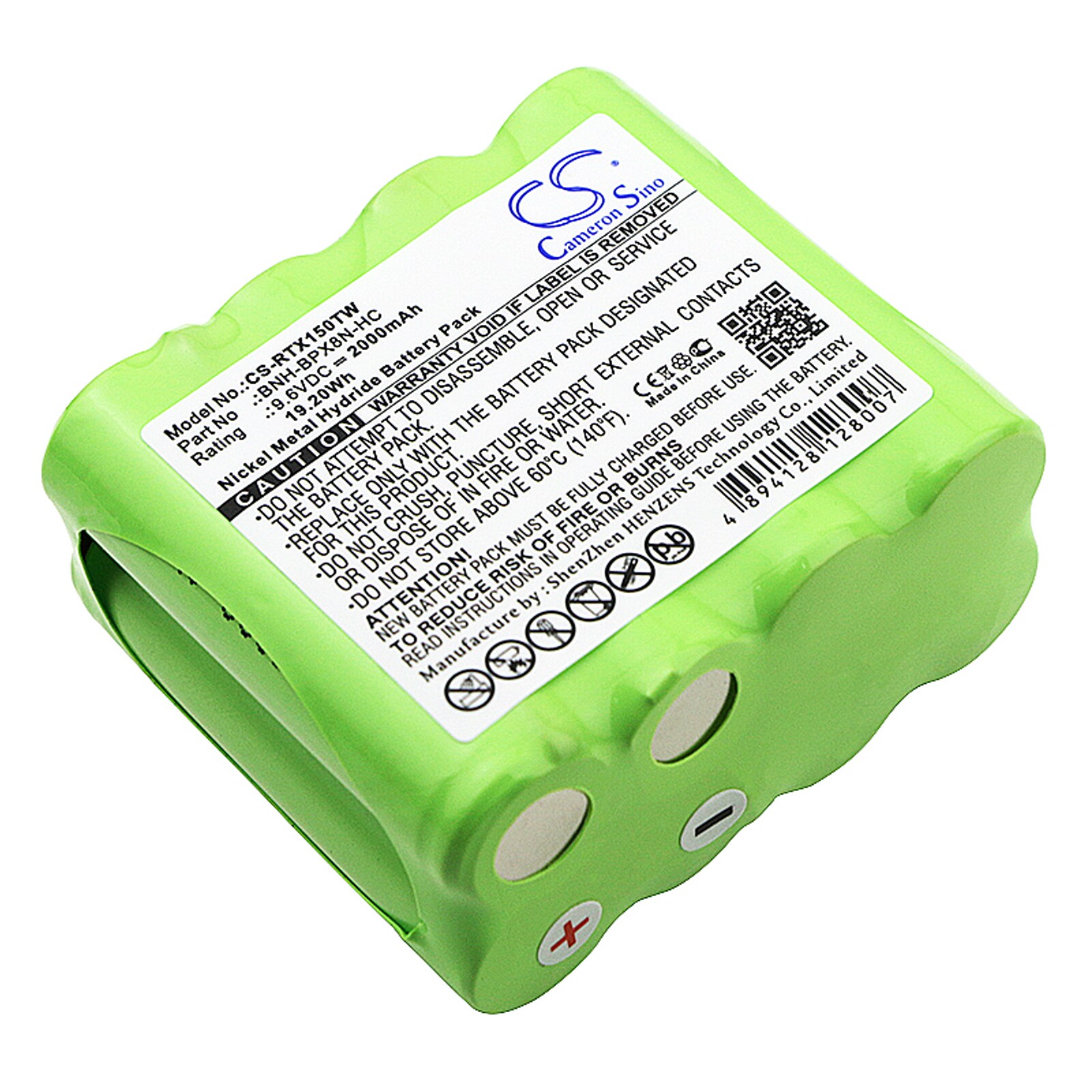 Batteri for Toveis-radio for Ritron Patriot RTX150, Patriot RTX450, RTX150 osv.