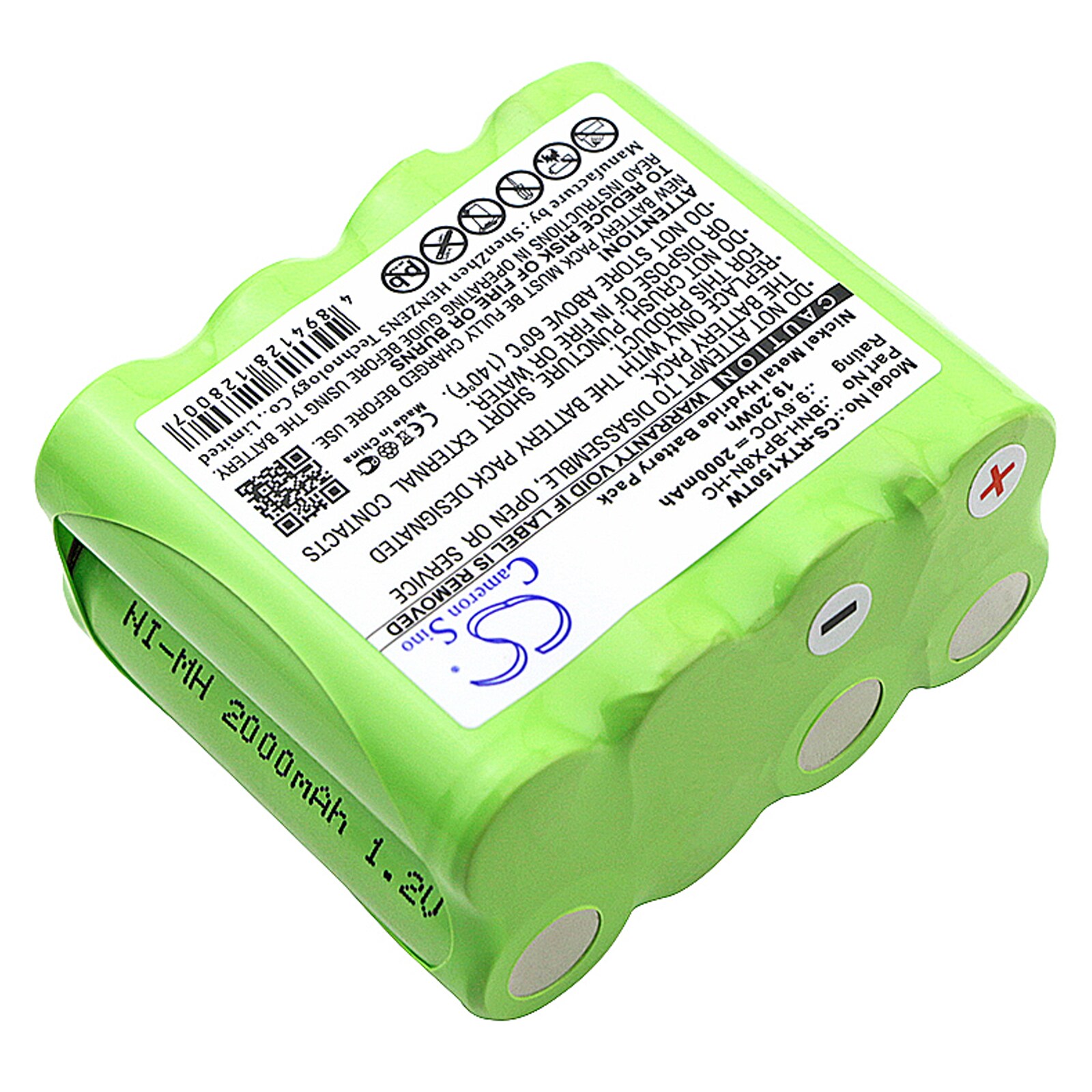 Batteri for Toveis-radio for Ritron Patriot RTX150, Patriot RTX450, RTX150 osv.