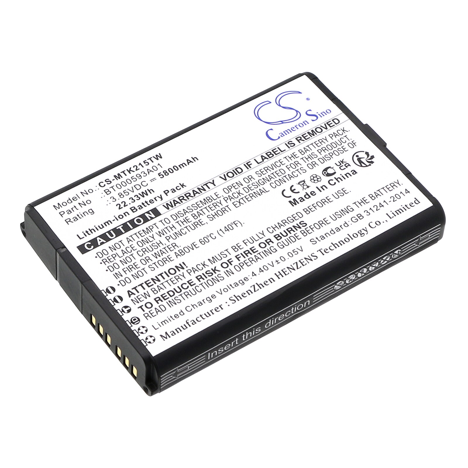 Batteri for Toveis-radio for Motorola EVOLVE LTE, AR494948, HK2157A
