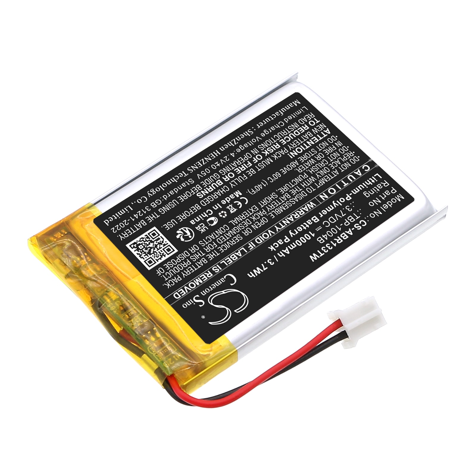 Batteri til Toveis radio for Albrecht Bambini, Reer 50133 Care and talk