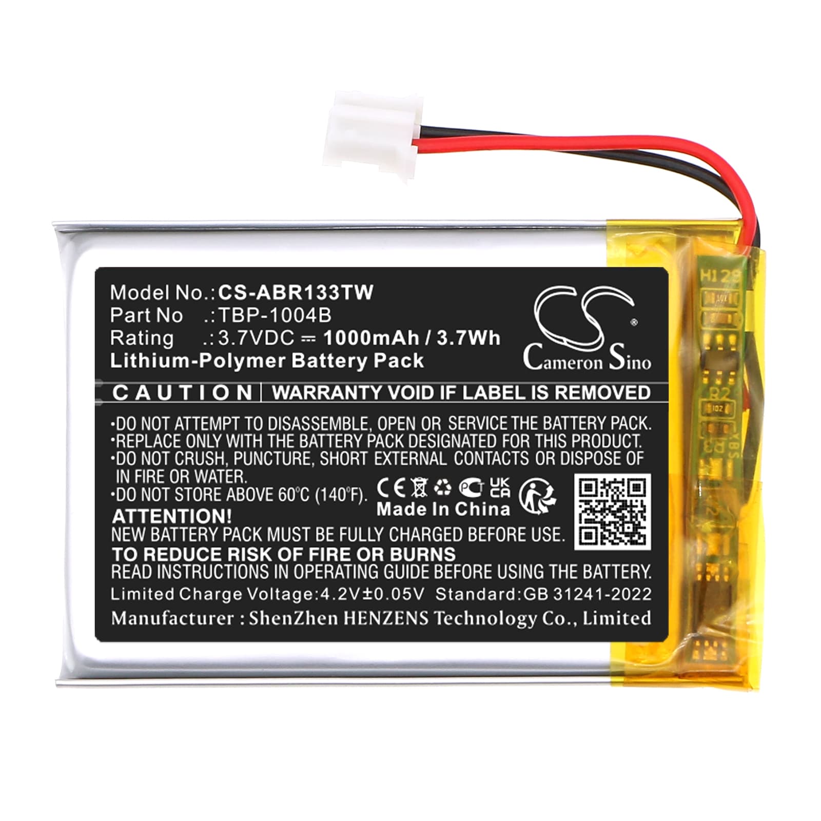 Batteri til Toveis radio for Albrecht Bambini, Reer 50133 Care and talk