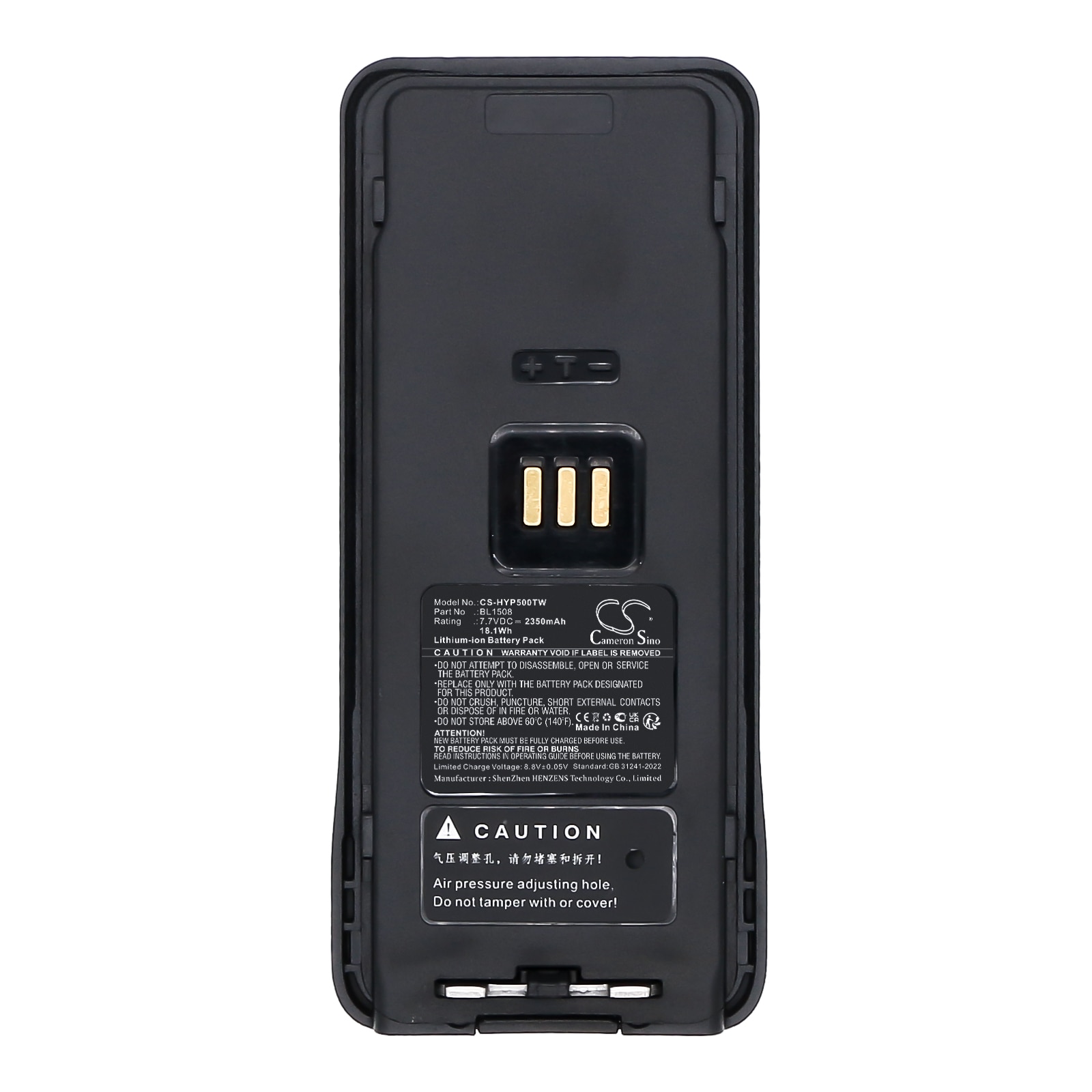 Batteri for Toveis-radio for Hytera HP500, HP505, HP560 osv.