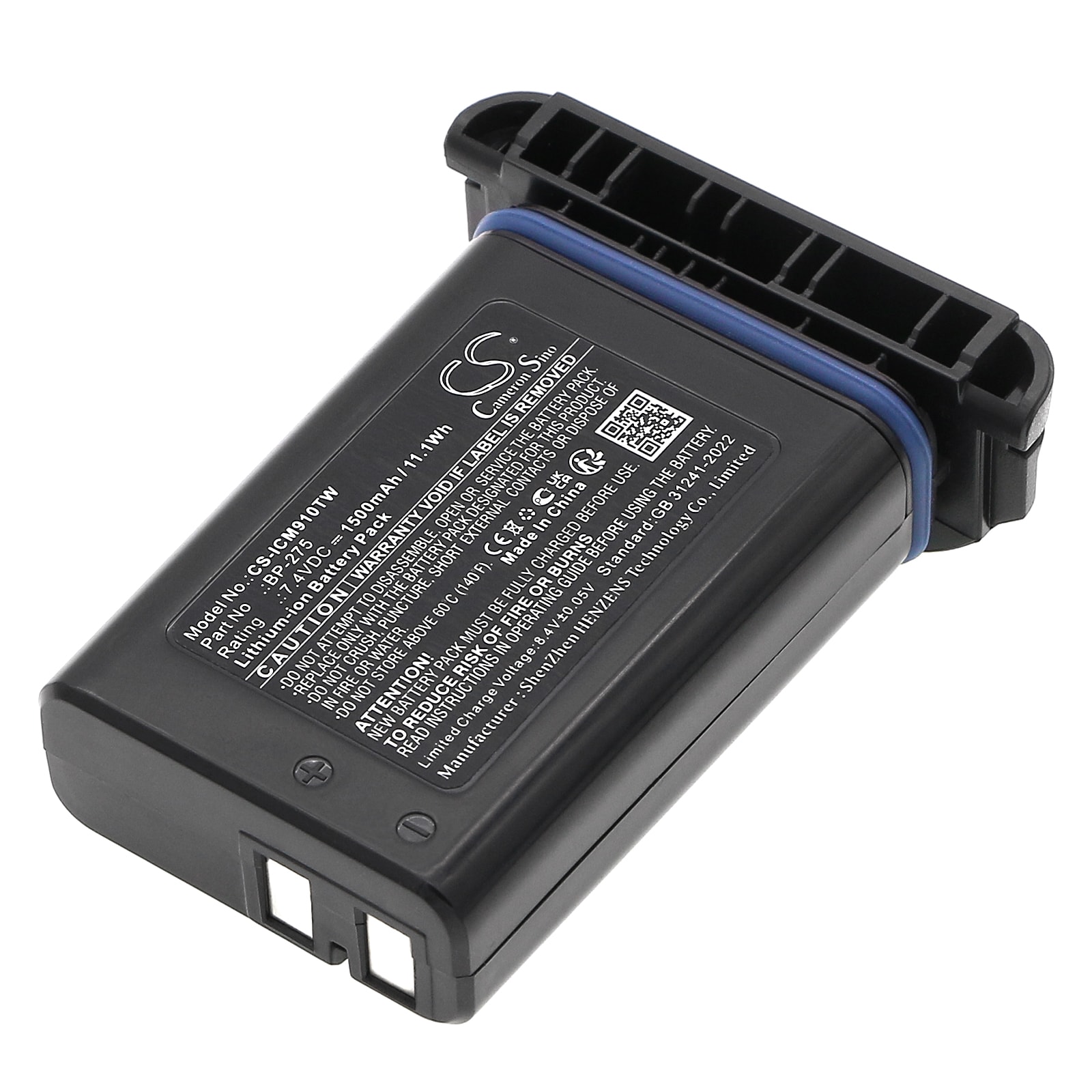 Batteri for Toveis-radio for Icom IC-M91D, IC-M92D