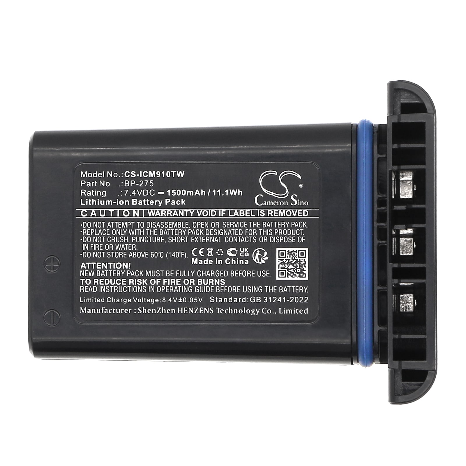 Batteri for Toveis-radio for Icom IC-M91D, IC-M92D