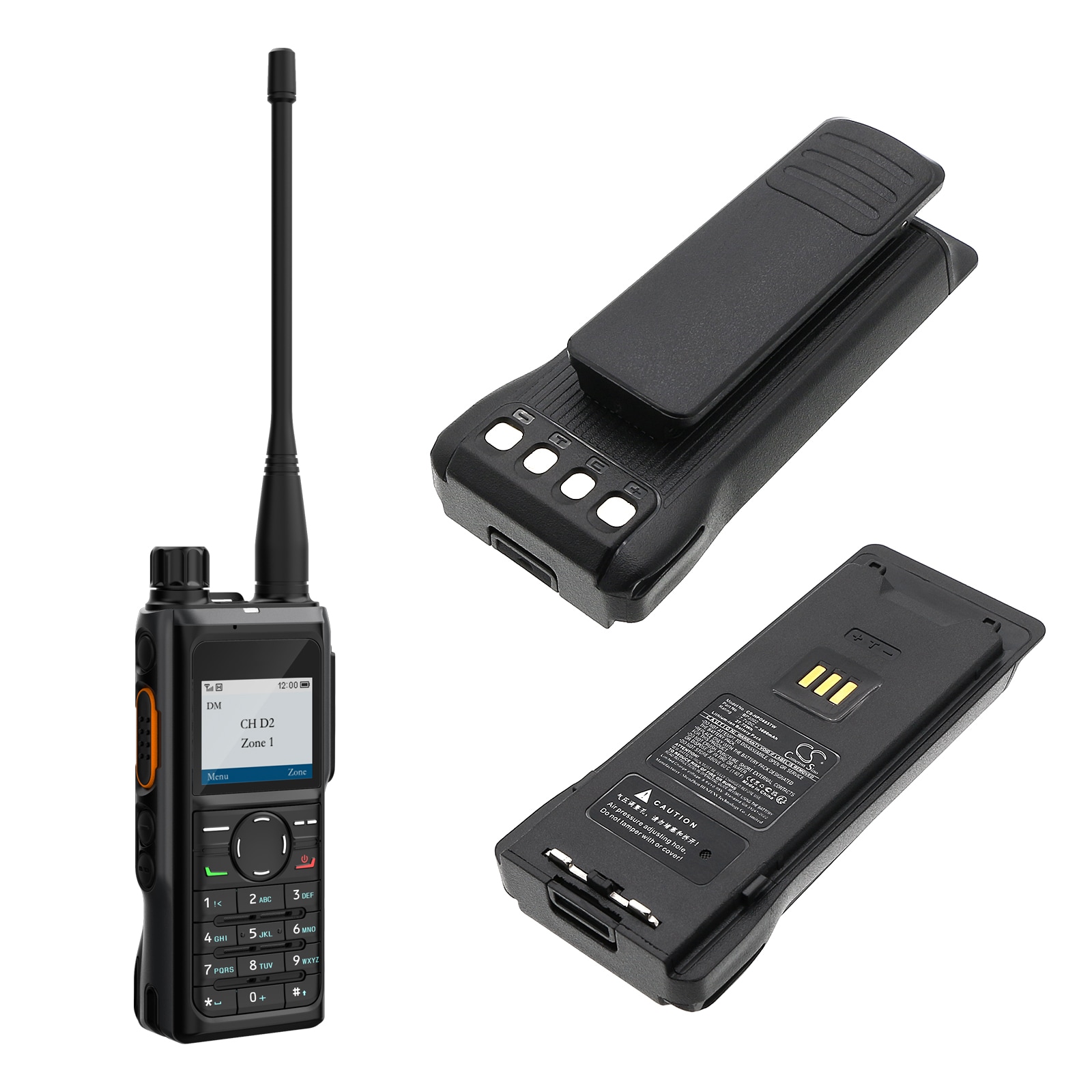 Batteri for Toveis-radio for Hytera HP605, HP685