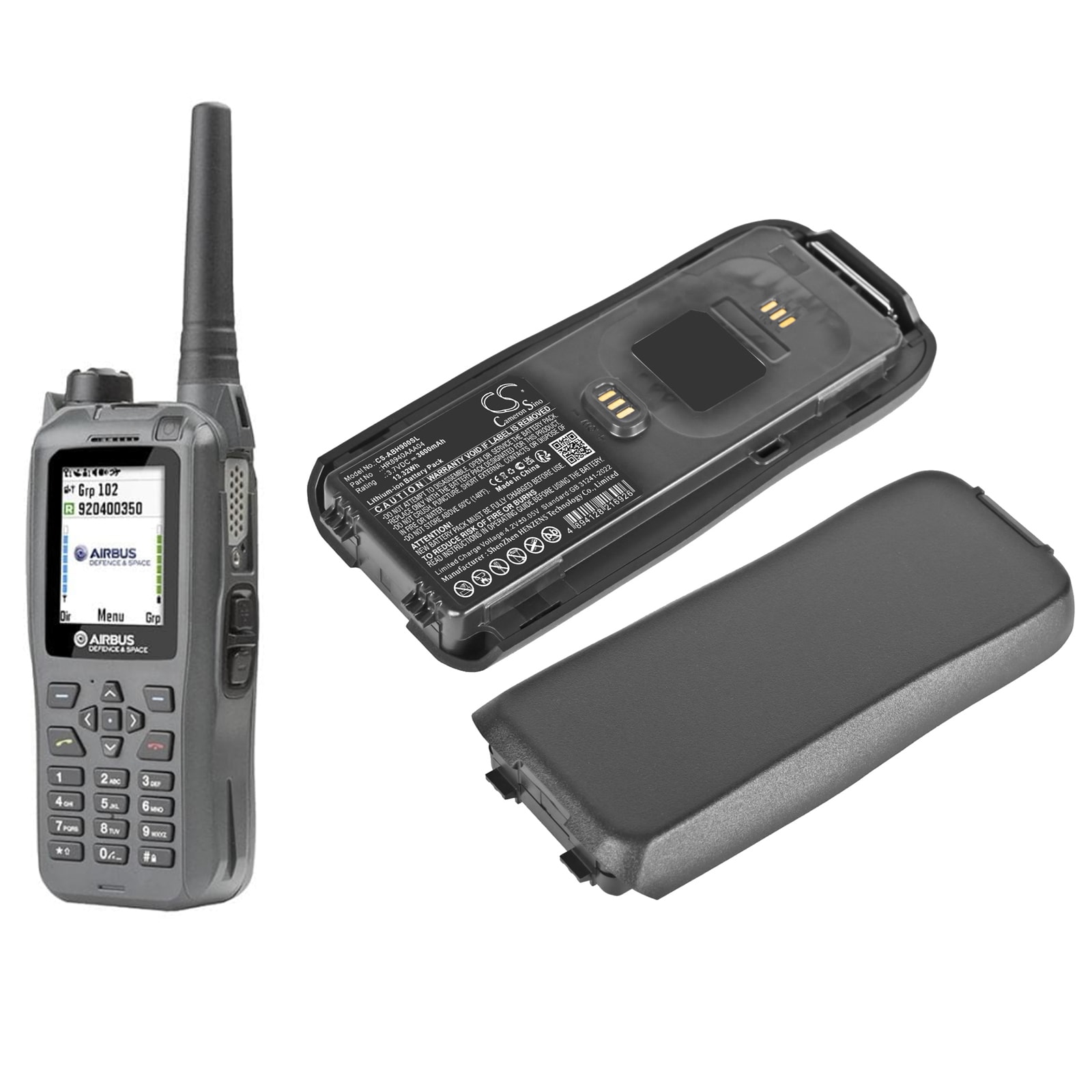Batteri for Toveis-radio for Airbus TPH900