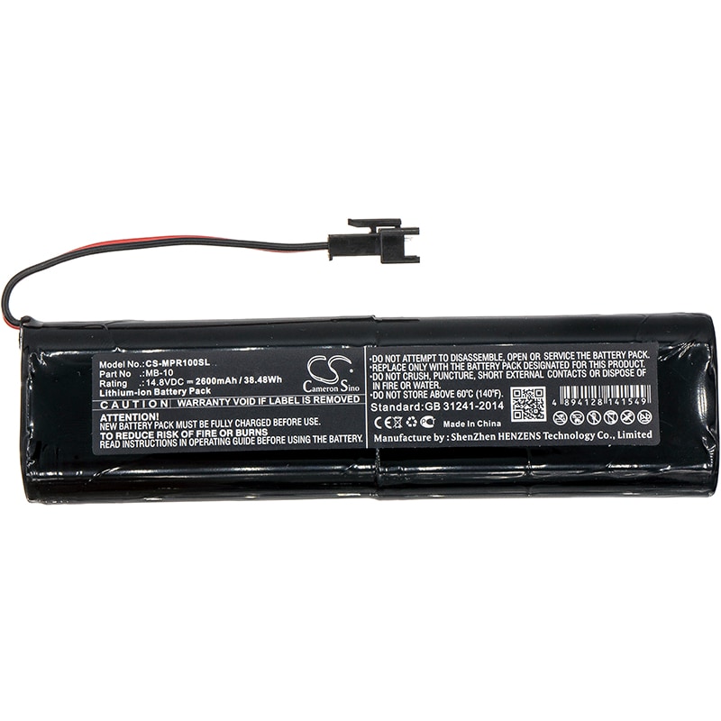 Batteri til høyttaler for MIPRO MA-100su/du, MA-303su/du, trådløse PA-systemer