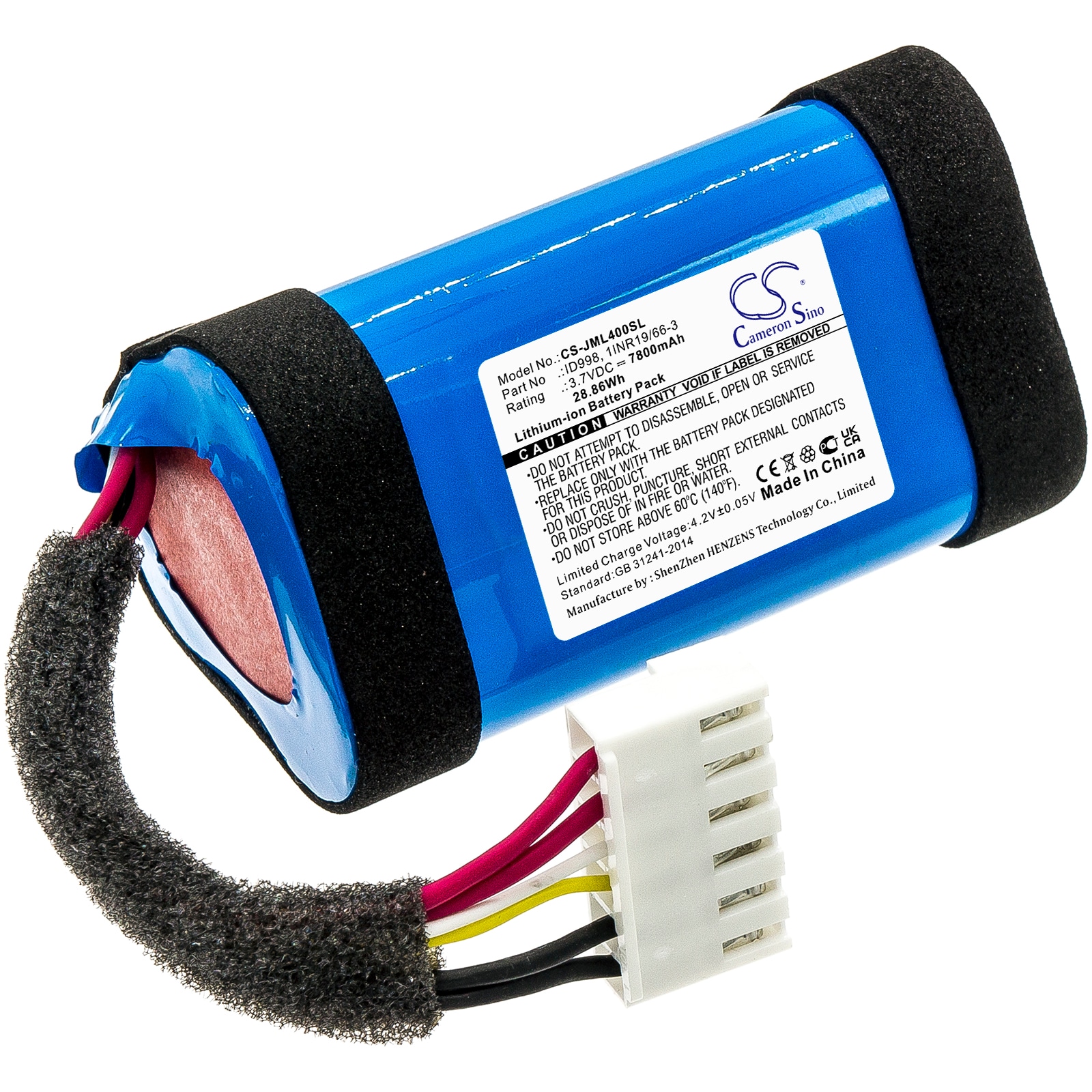 Batteri til høyttaler for JBL Charge 4, Charge 4J, JBLCHARGE4BLUAM og andre.