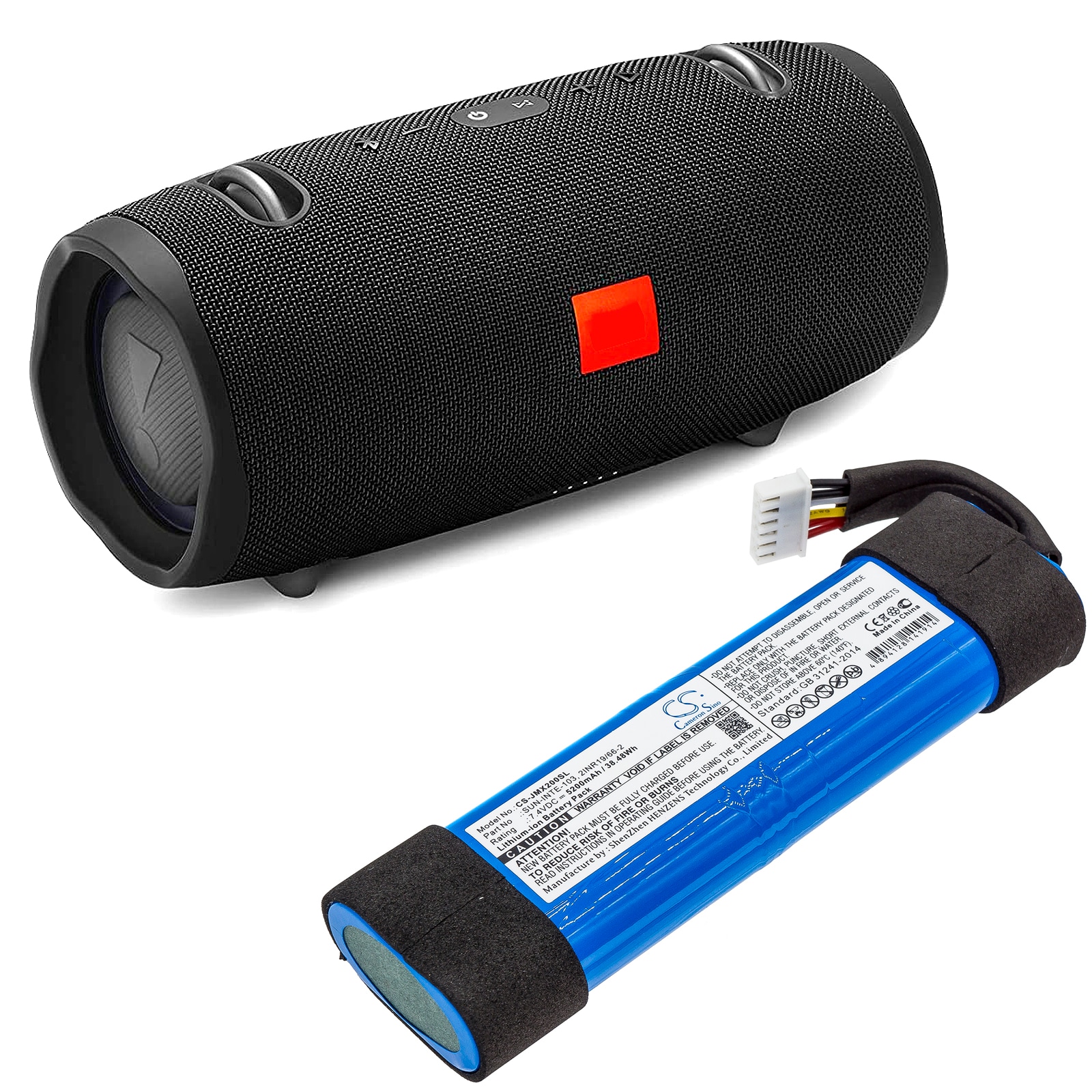 Batteri til høyttaler for JBL Xtreme 2, JBLXTREME2BLKAM, JBLXTREME2BLUAM