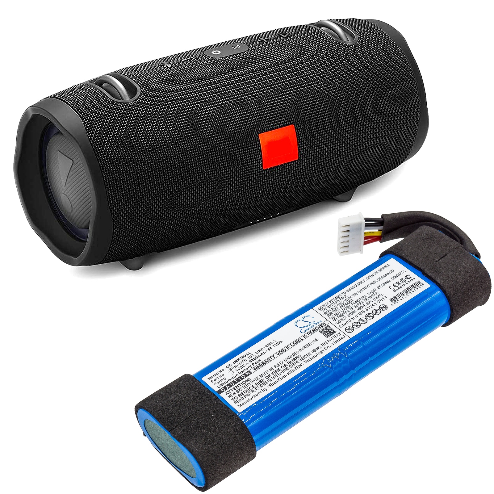 Batteri til høyttaler for JBL Xtreme 2, JBLXTREME2BLKAM, JBLXTREME2BLUAM / Høyttalerbatteri