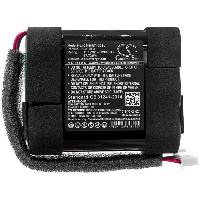 Høyttalerbatteri 5200 mAh 11,1 V / batteri til Marshall Tufton / erstatter C196G1