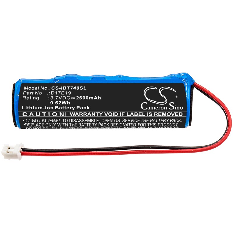 Batteri til høyttaler for iHome iBT74