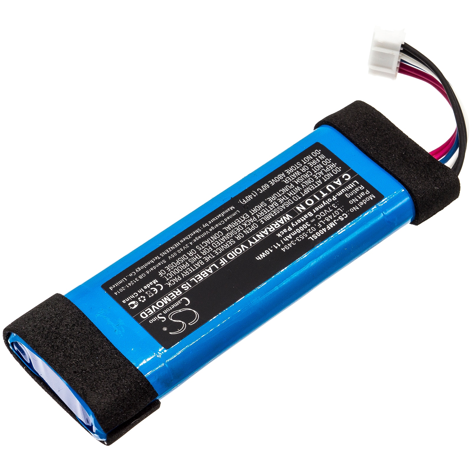 Batteri til høyttaler for JBL Flip Essential, Flip 3 Stealth Edition, Flip 3 SE