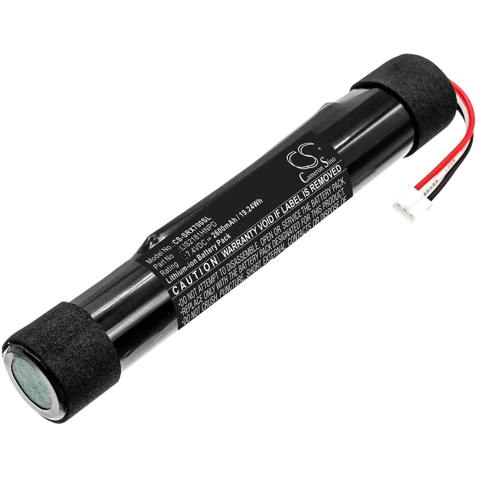 Batteri til høyttaler for Sony SRS-X7, SRS-BTX300