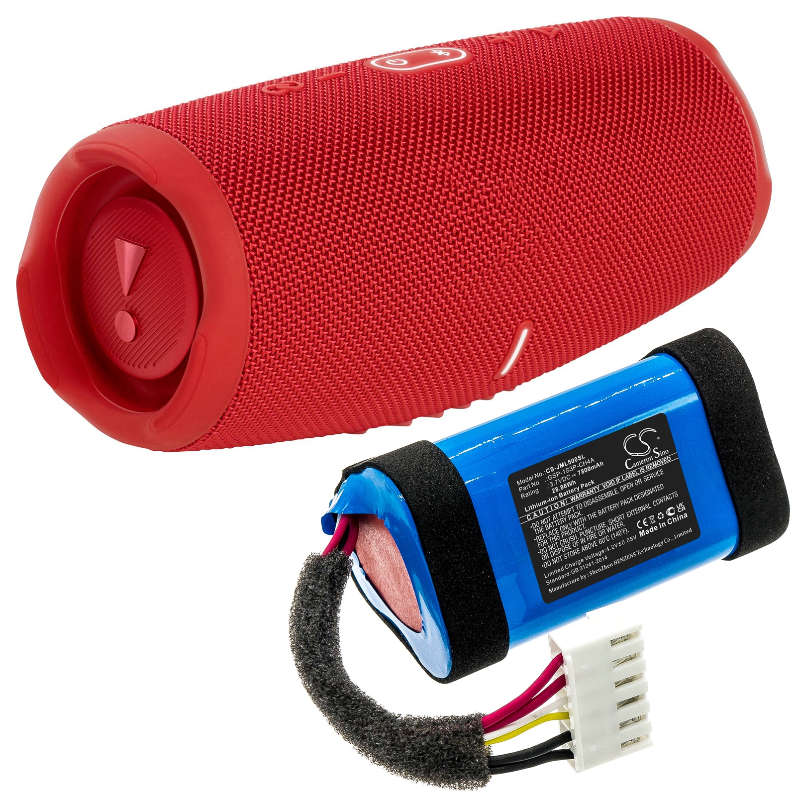 Batteri til høyttaler for JBL JBLCHARGE5BLUAM, Charge 4 (kun GSP-1S3P-CH4A)