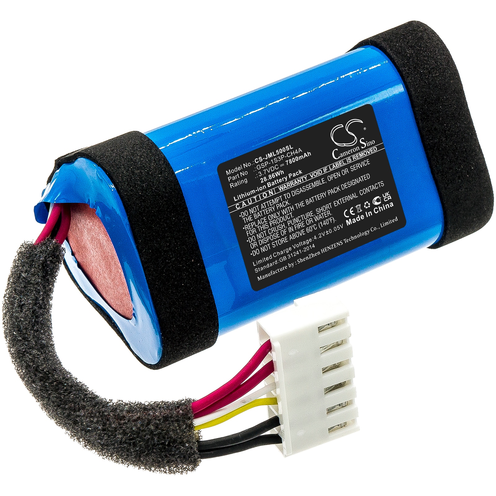 Batteri til høyttaler for JBL JBLCHARGE5BLUAM, Charge 4 (kun GSP-1S3P-CH4A)