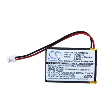 Batteri til høyttaler for Philips BT2500, BT2500W, BT2500B osv.