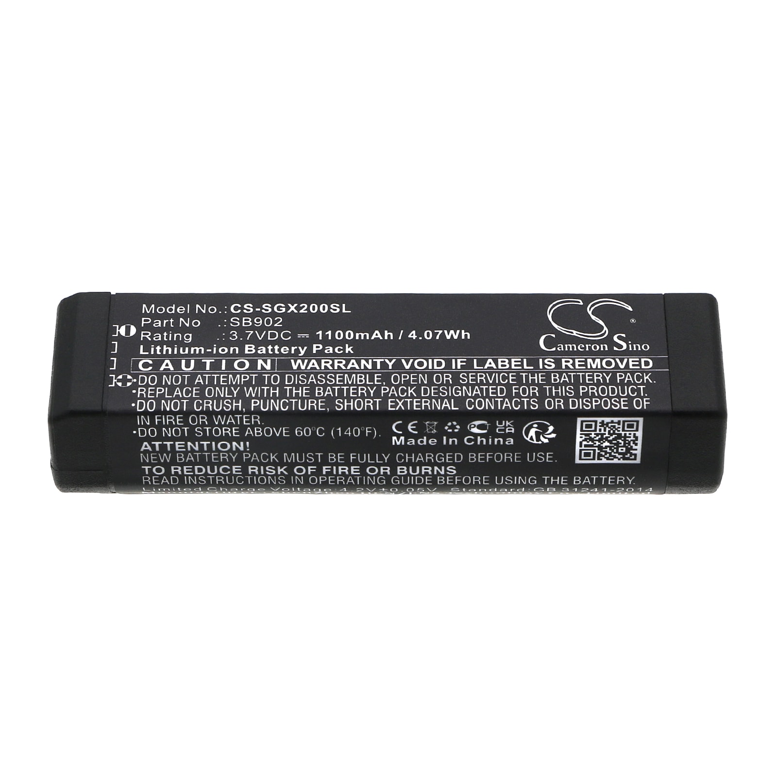 Batteri til høyttaler for SHURE GLXD1, GLXD2, GLX-D Digital Wireless Systems og andre
