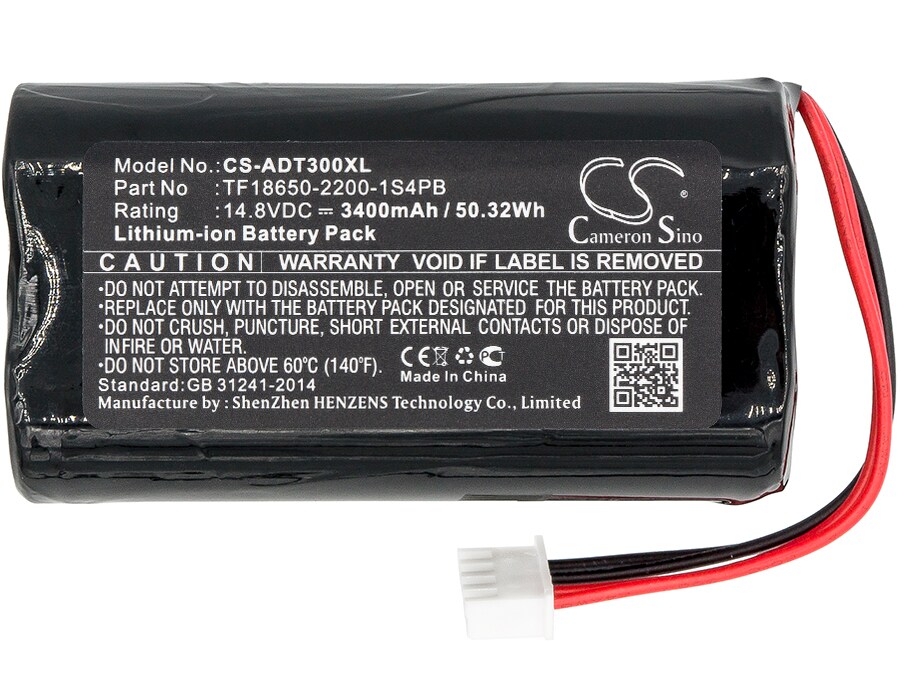 Batteri til Audio Pro Addon T3/T9/T10 – 3400 mAh Li-ion Erstatningsbatteri