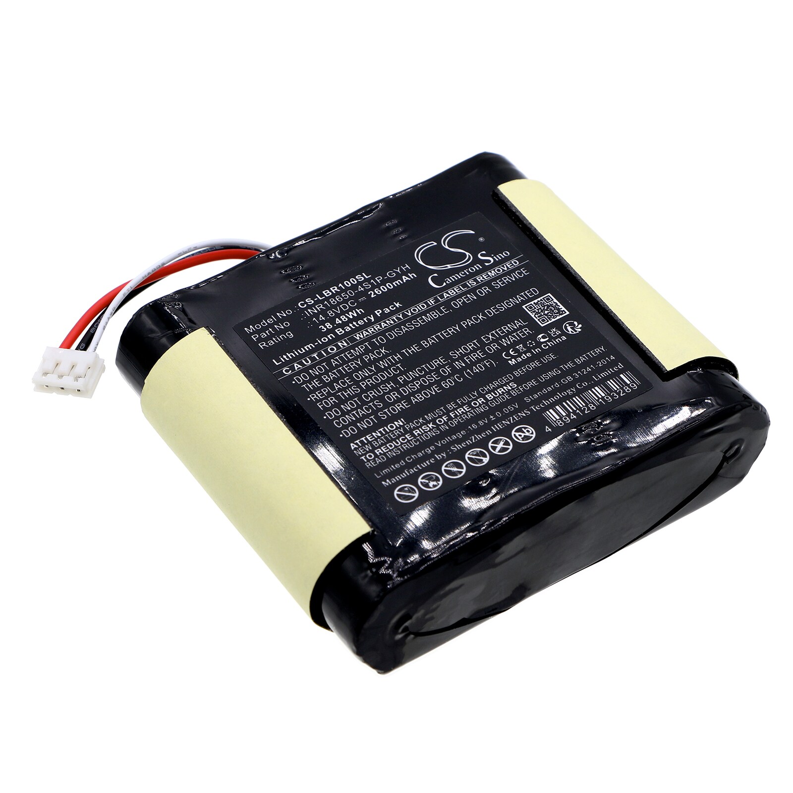 Batteri til høyttaler for Libratone INR18650-4S1P-GYH