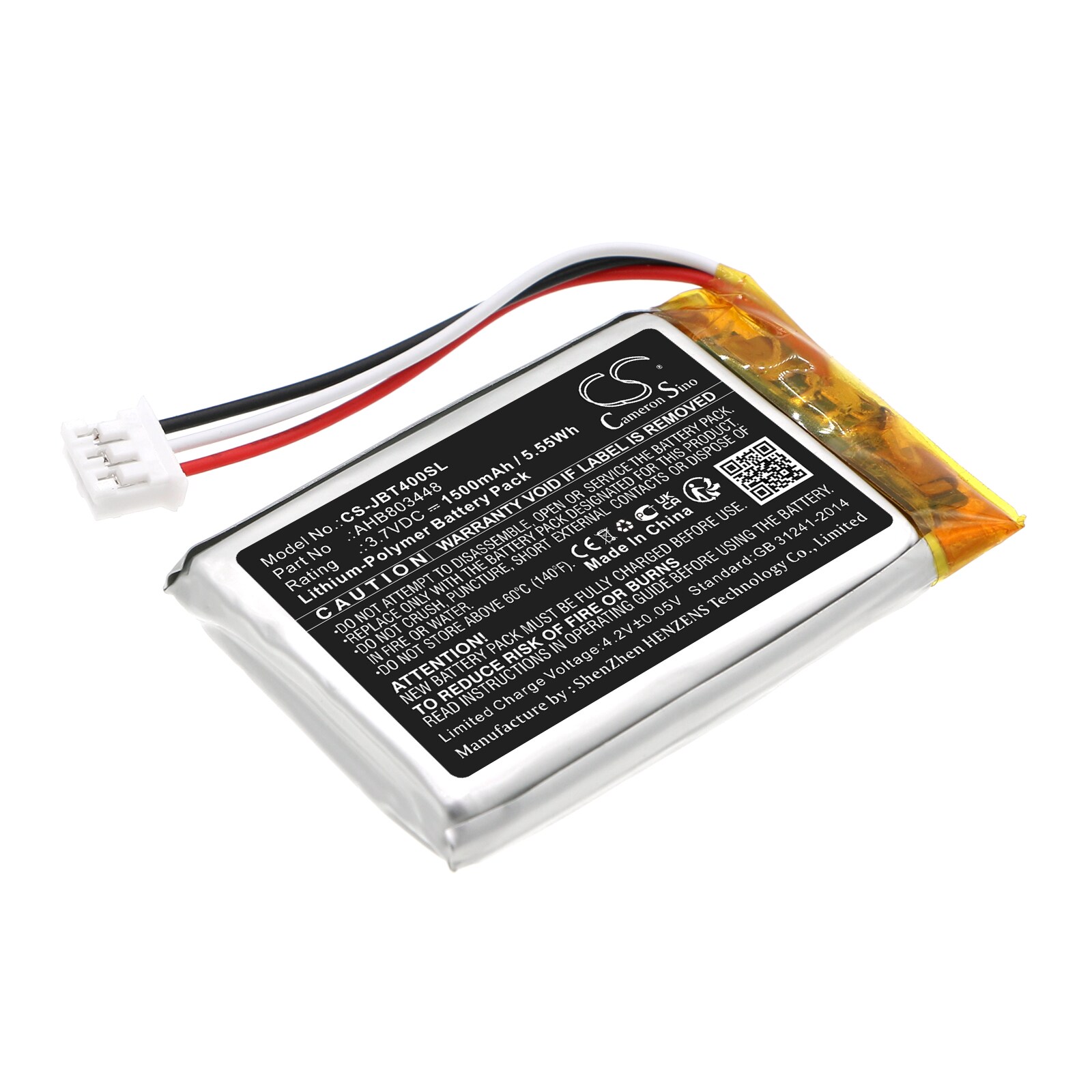 Batteri til høyttaler for JBL Tuner 3