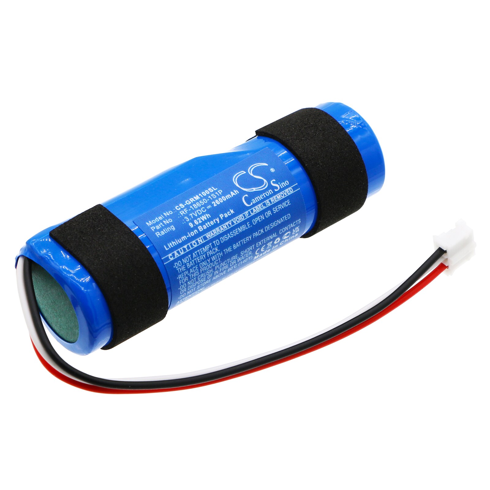 Batteri til høyttaler for Groove onn Rugged Speaker, Rugged SM, trådløs LED-høyttaler osv.