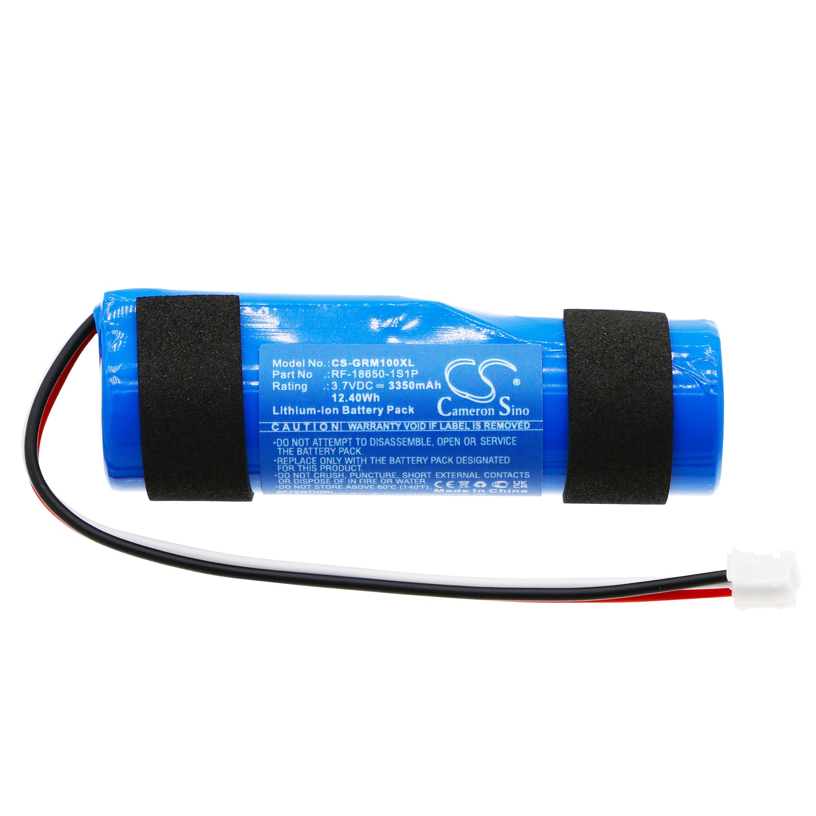Batteri til høyttaler for Groove onn Rugged Speaker, Rugged SM, trådløs LED-høyttaler osv.