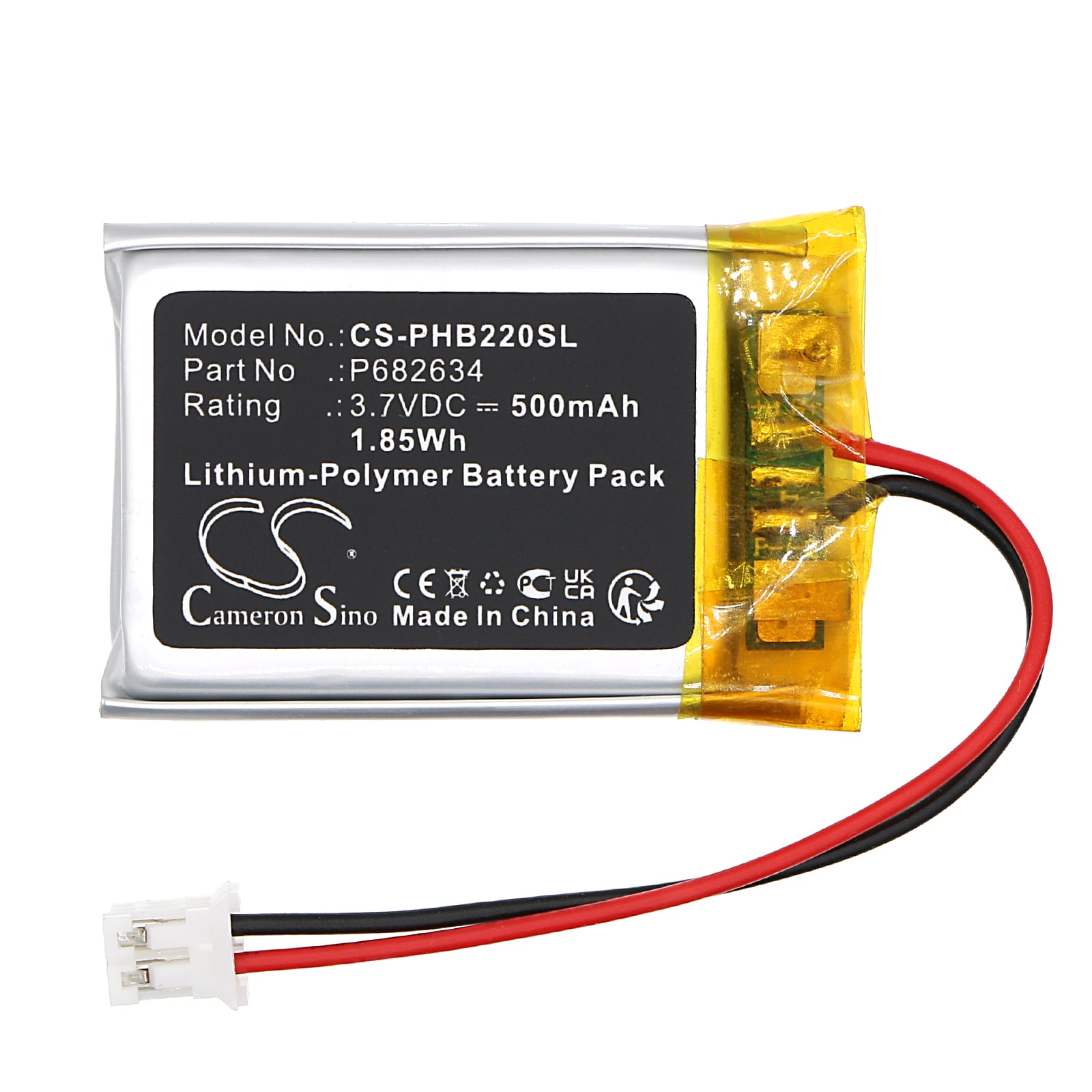 Batteri til høyttaler for Philips BT2200B, BT2200B/27