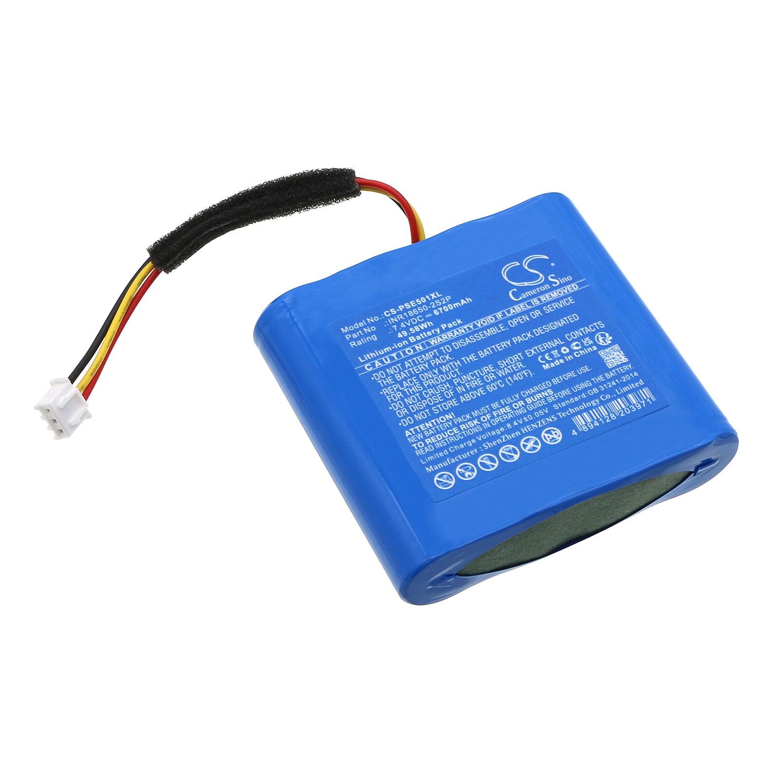 Batteri til høyttaler for Philips PSE0501, PSE0501/00, Smartmeeting PSE0501/00
