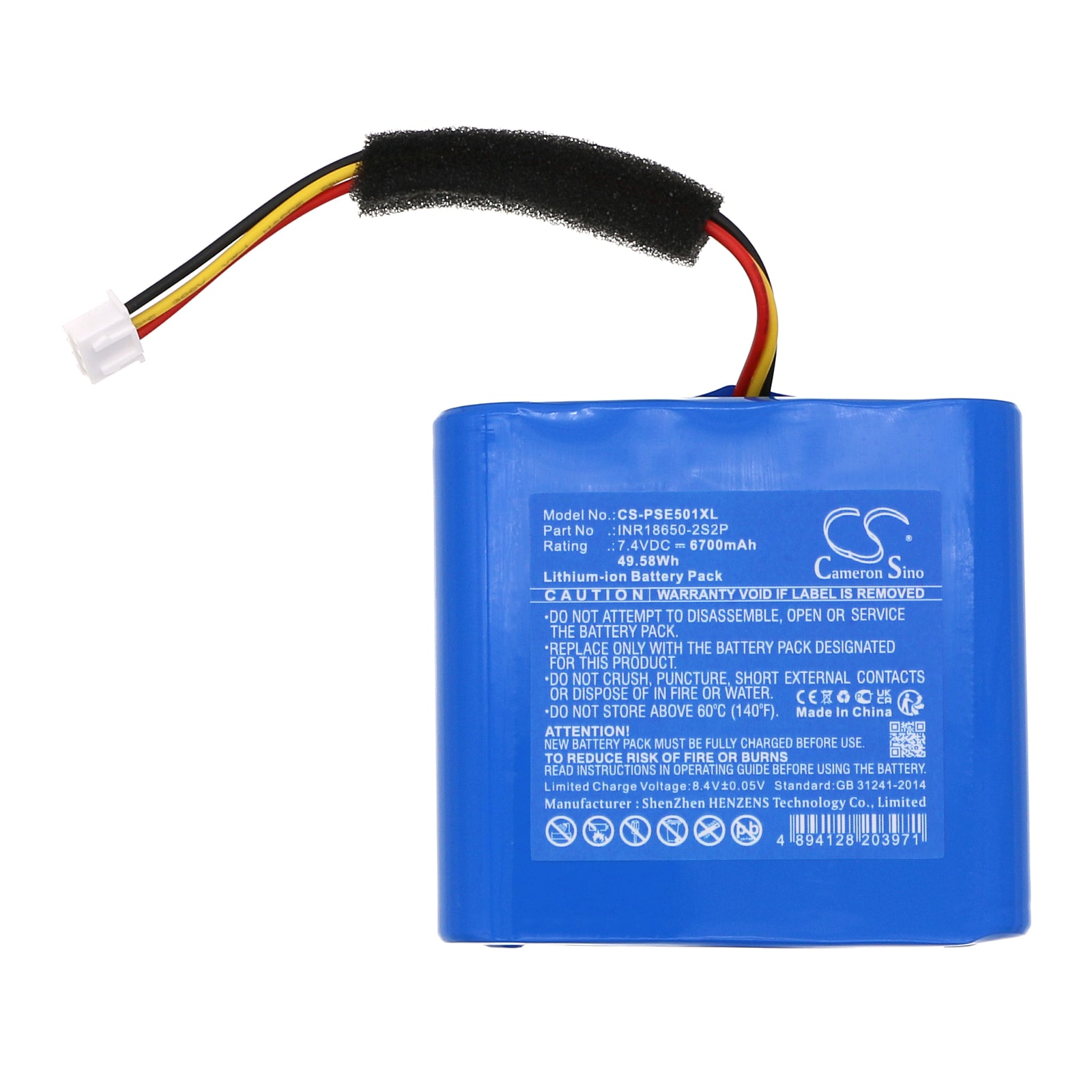 Batteri til høyttaler for Philips PSE0501, PSE0501/00, Smartmeeting PSE0501/00