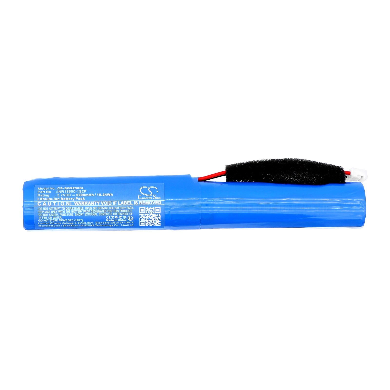 Batteri for høyttaler for Sharp GX-BT280, GX-BT290