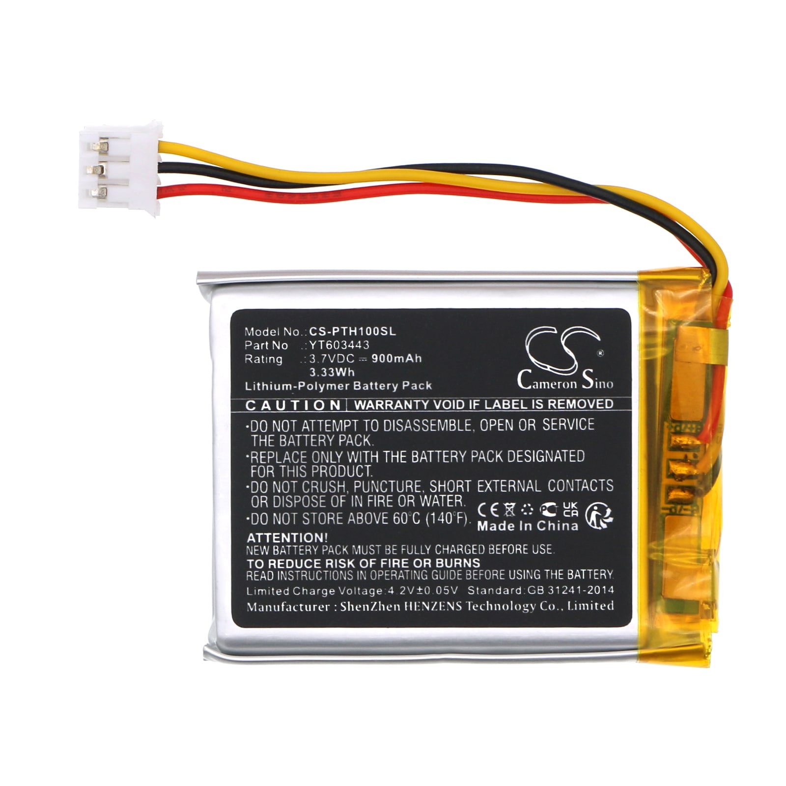 Batteri til høyttaler for Peterson SP-1, StroboPLUS HD