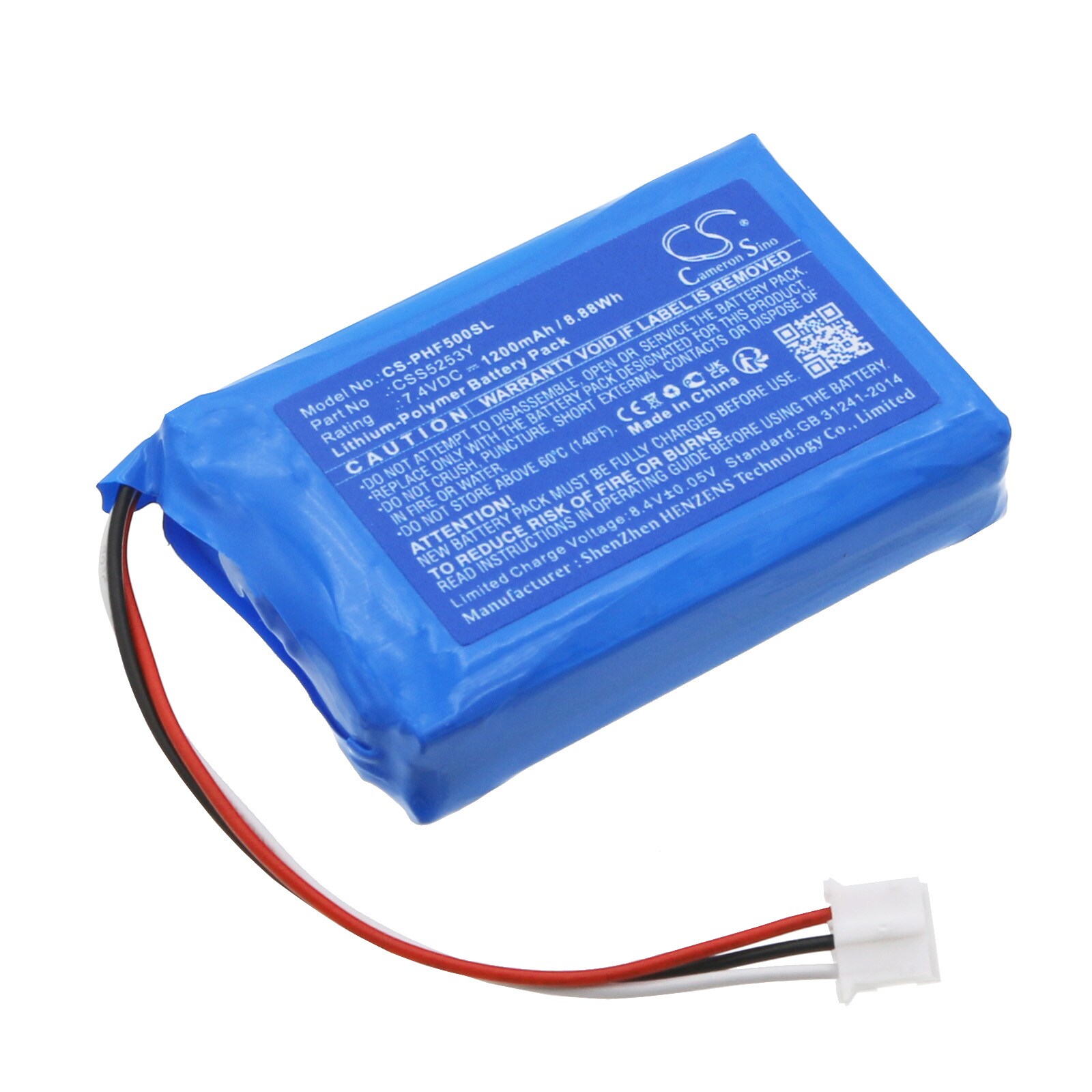 Batteri til høyttaler for Philips Fidelio F5, Fidelio E5, CSS5235Y og andre.