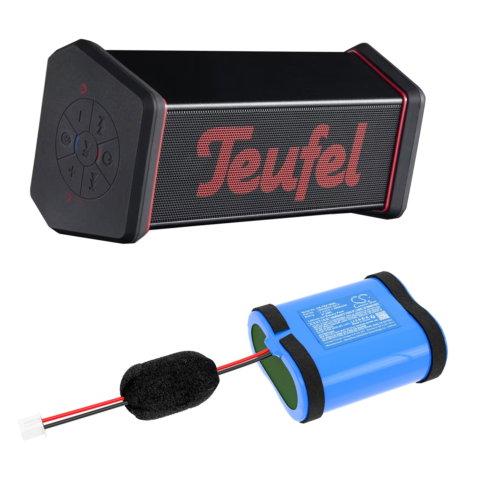 Batteri til høyttaler for Teufel Rockster XS 2016
