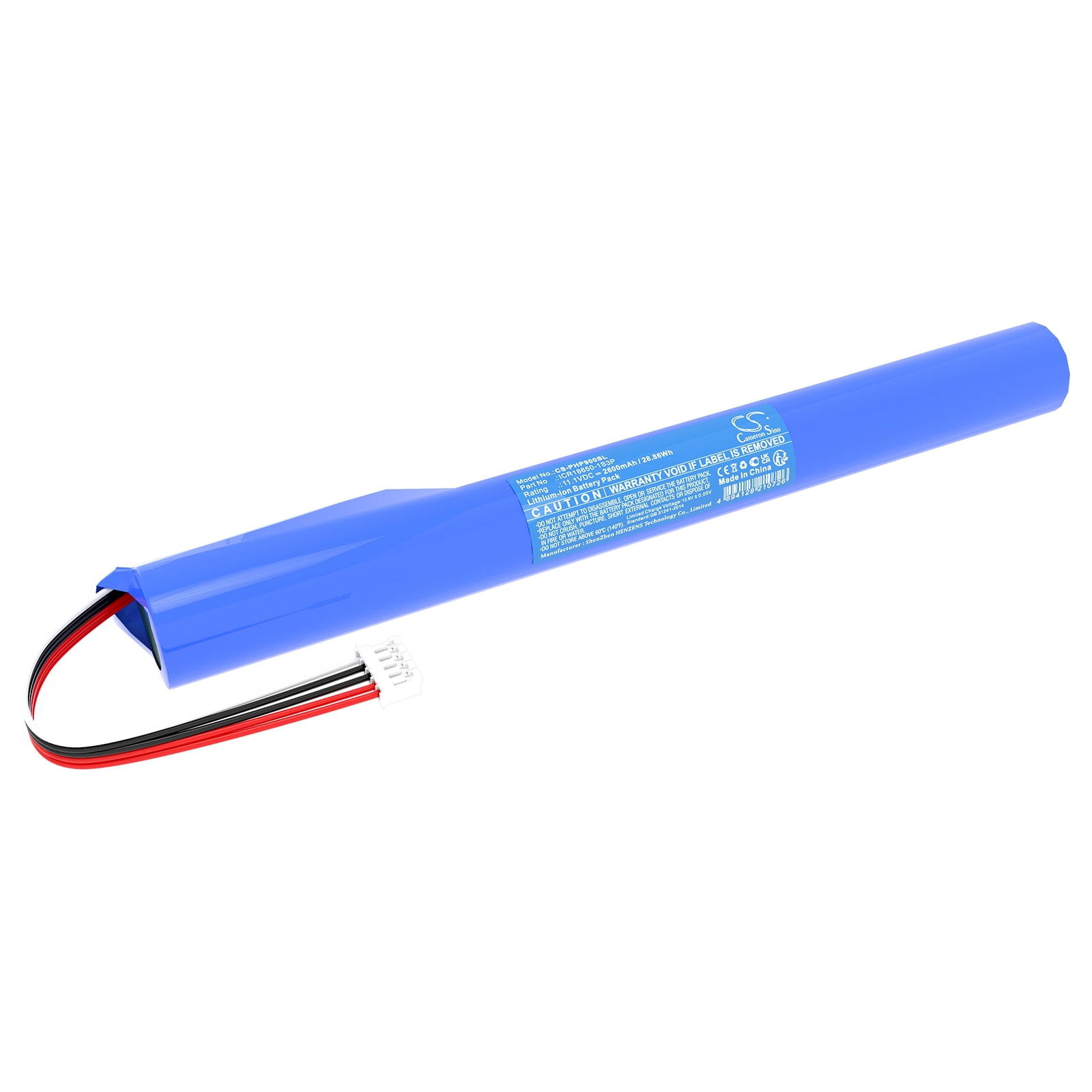 Batteri til høyttaler for Philips Fidelio P9, P9BLK/98, P9SLV/98 og andre.
