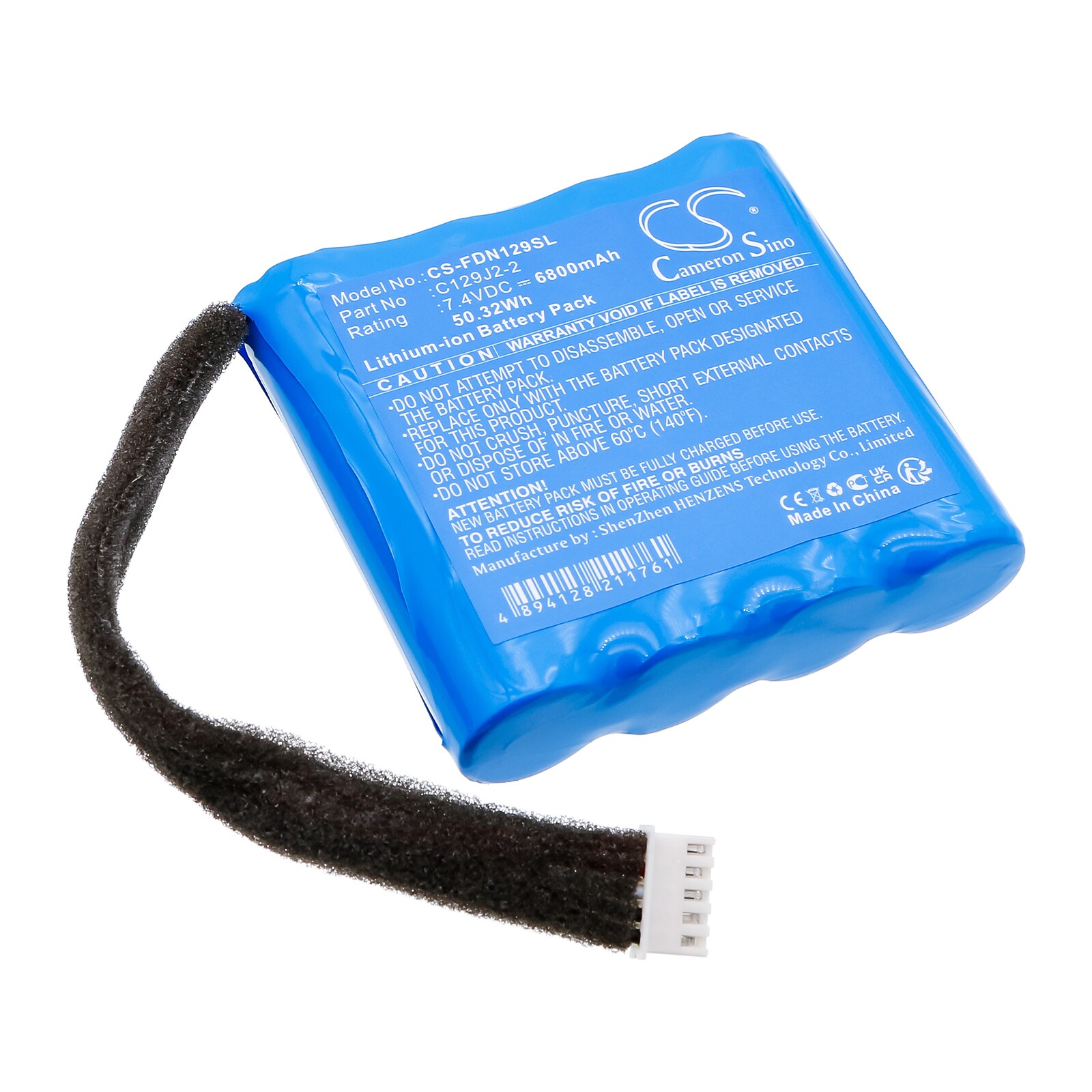 Batteri til høyttaler for Fender Indio