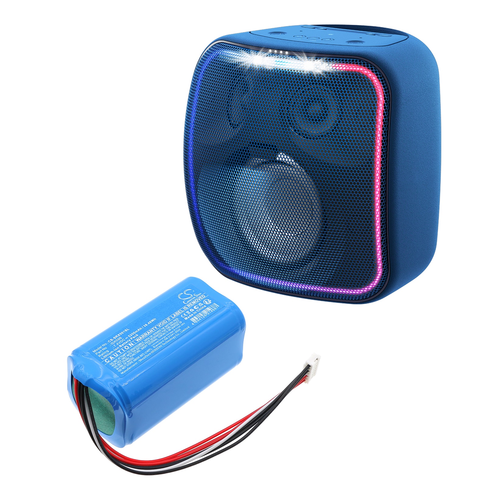 Batteri for høyttaler for Sony SRS-XB501, SRS-XB501G