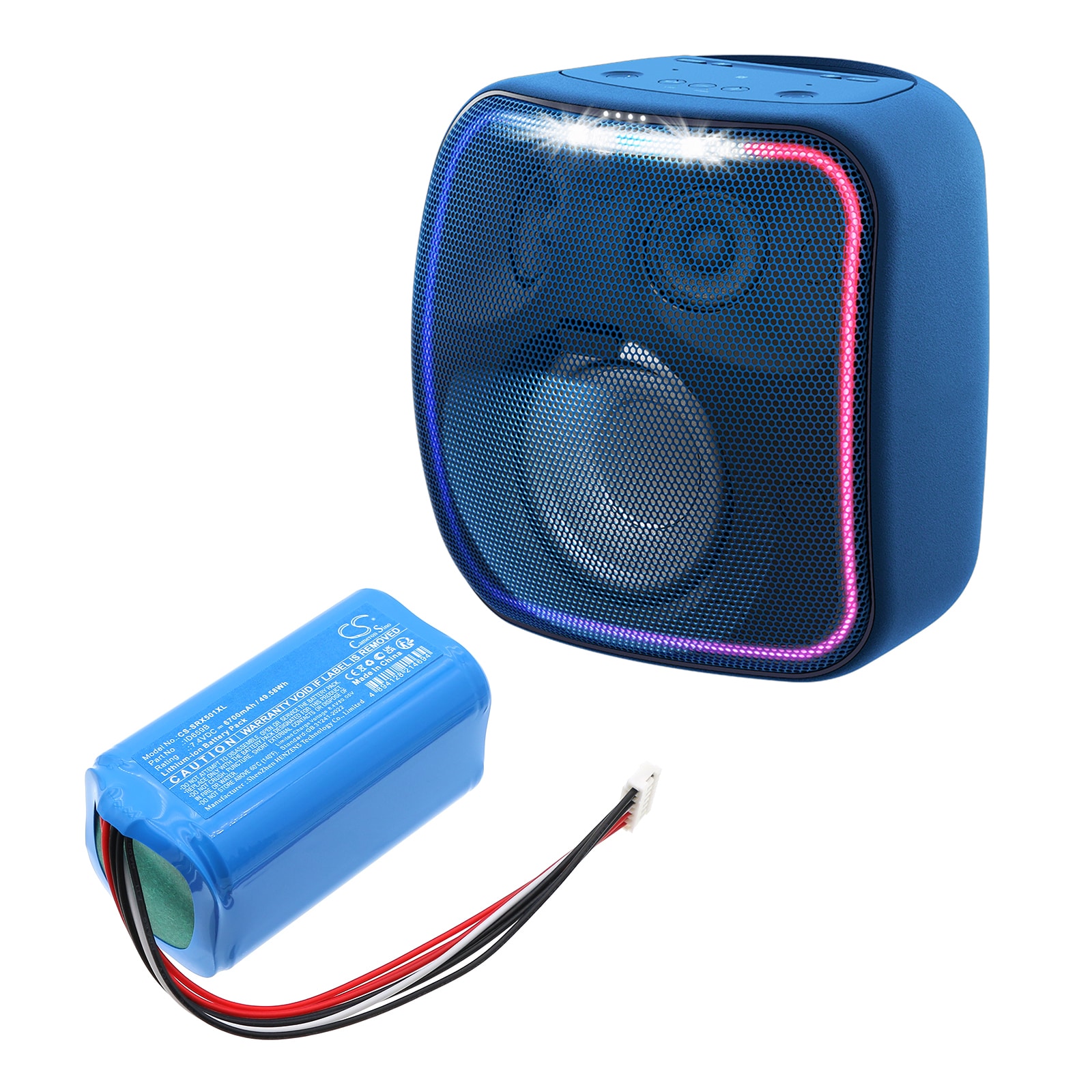 Batteri for høyttaler for Sony SRS-XB501, SRS-XB501G