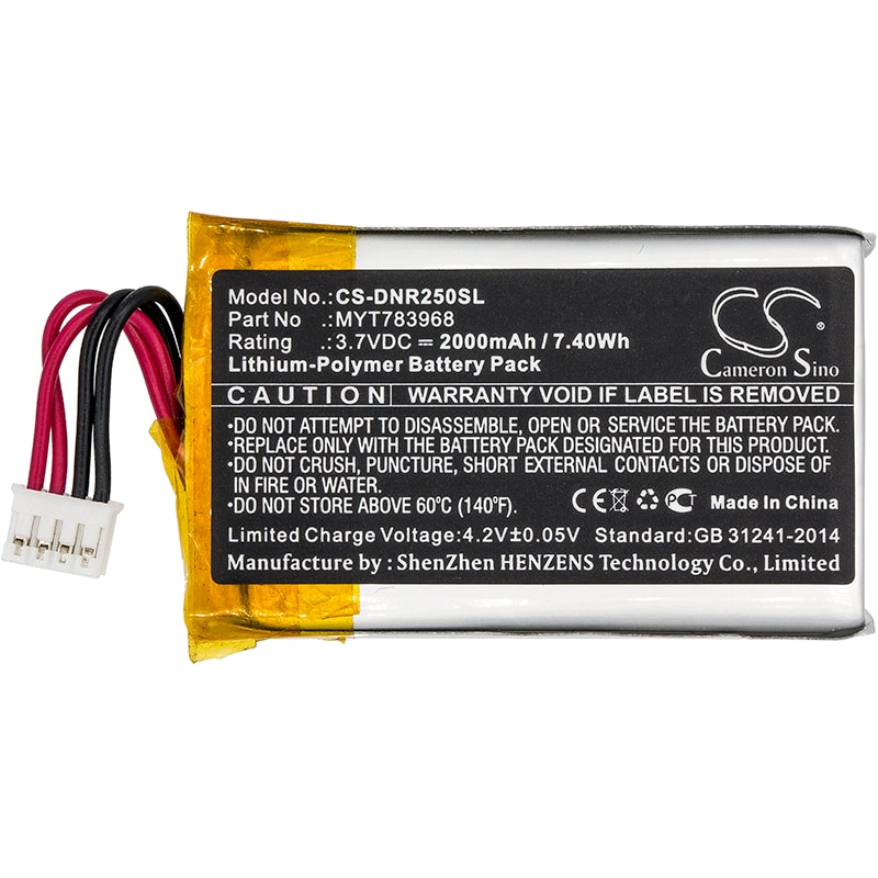 Batteri for Navigator, GPS for DeLorme inReach SE, INCRH20, InReach Explorer osv.