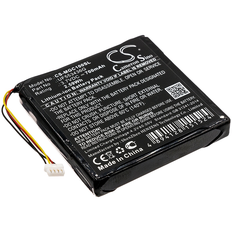 Batteri for Navigator, GPS for Magellan Cyclo100, Cyclo 100