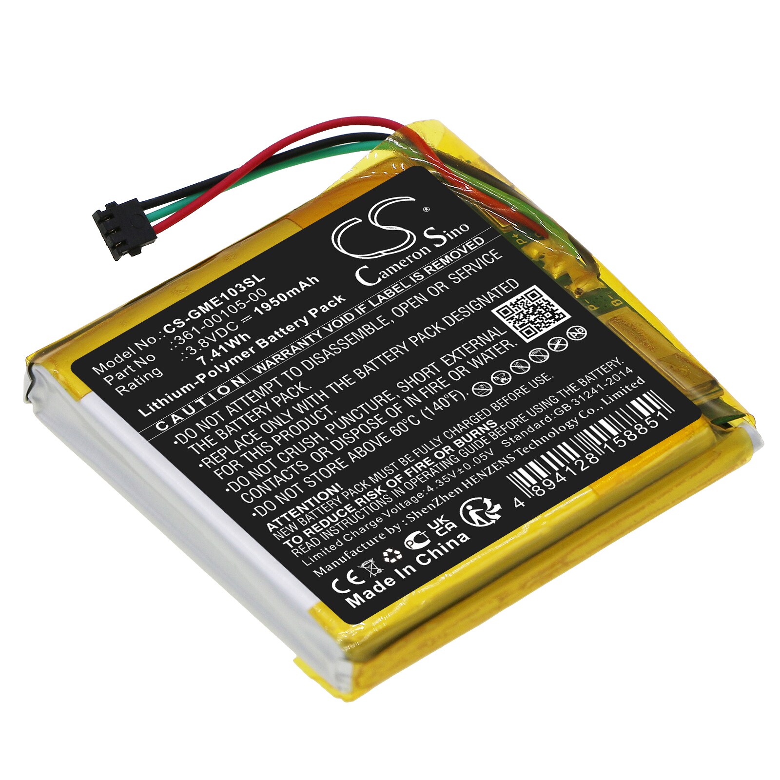 Batteri for navigator, GPS for Garmin Edge 1030