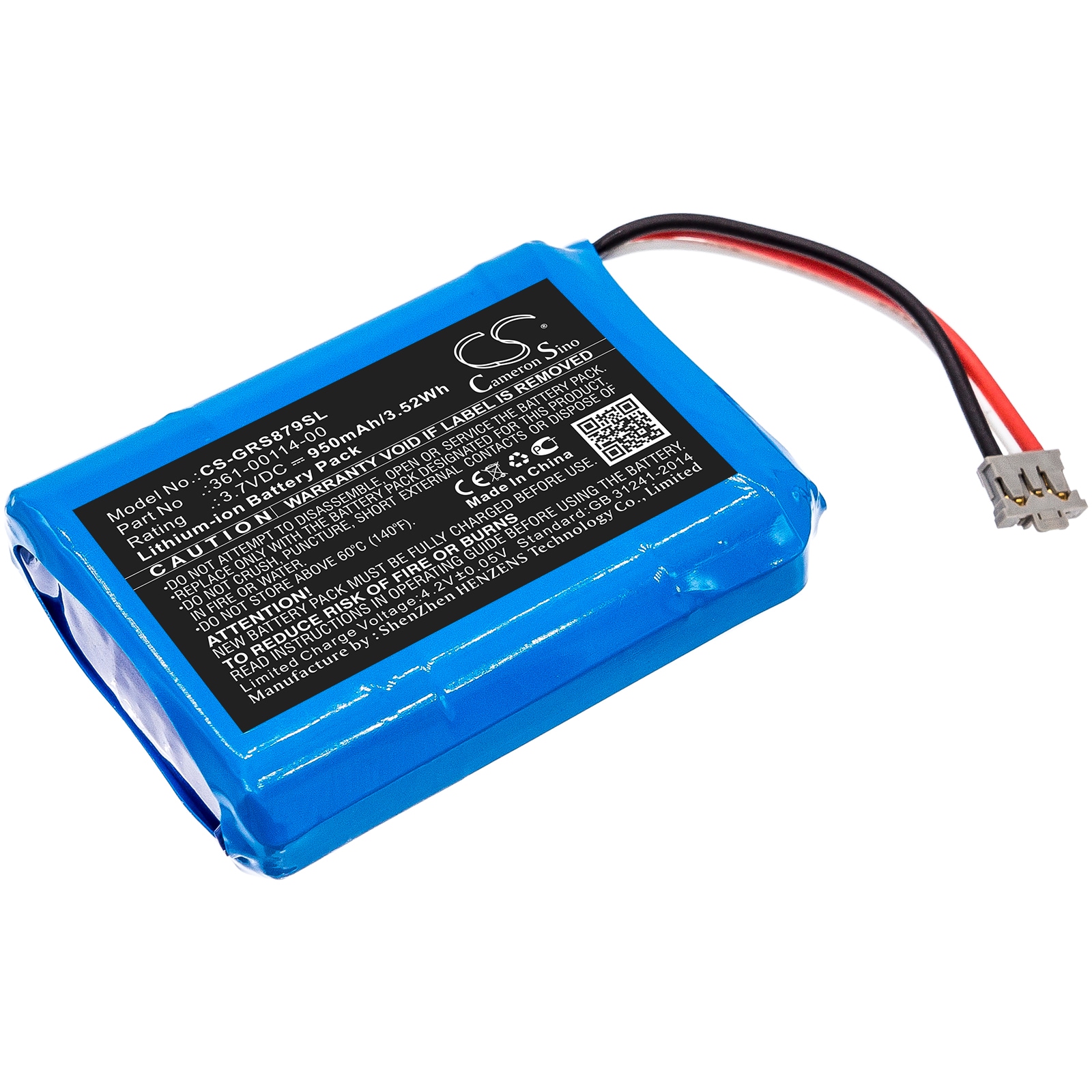 Batteri til Navigator, GPS for Garmin inReach Mini, 010-01879-00, inReach Mini 2 og andre.