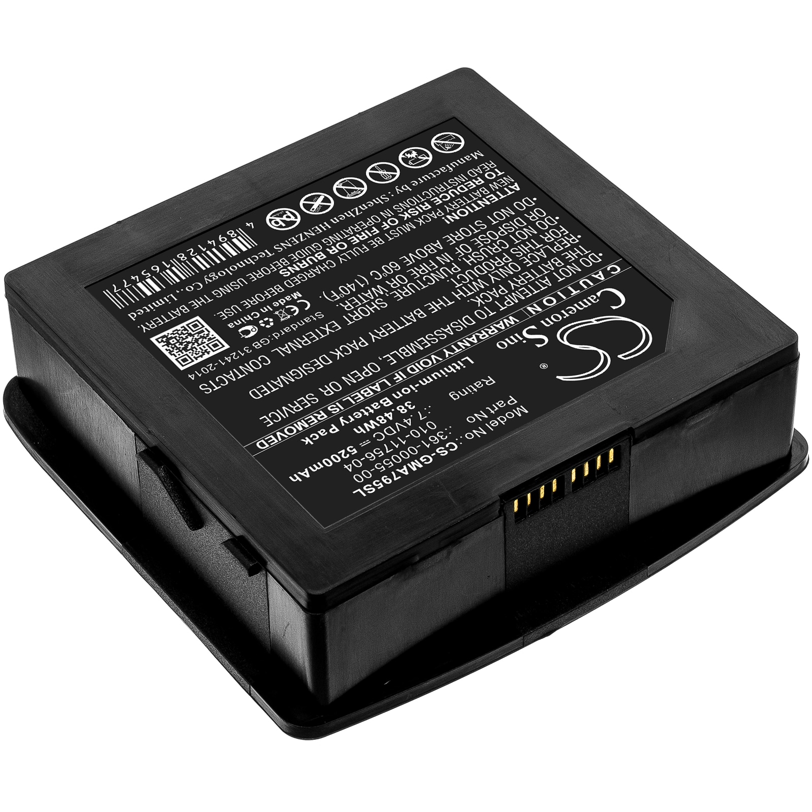 Batteri for navigator, GPS for Garmin Aera 795, Aera 796
